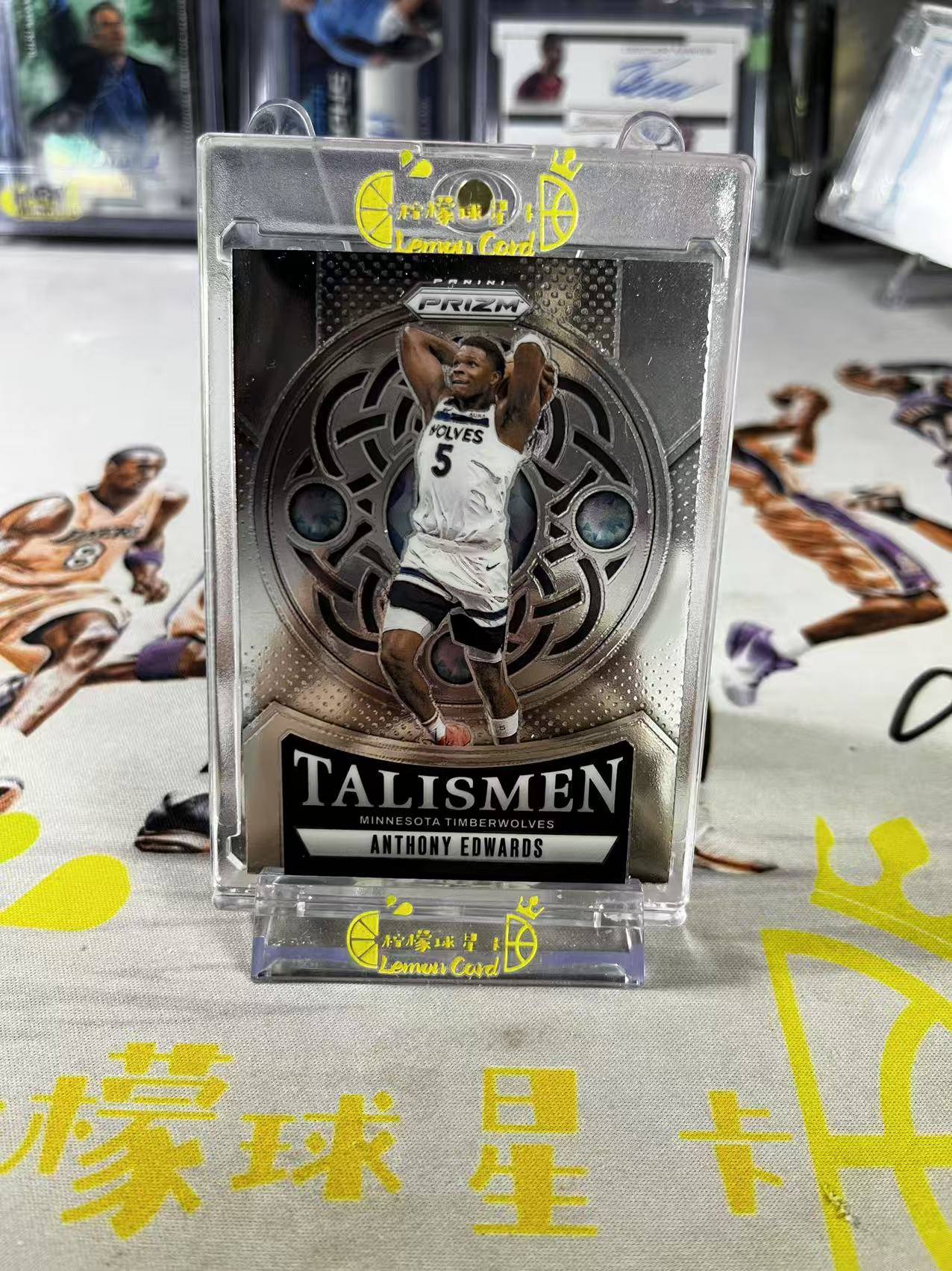 2024-25 Panini Prizm Anthony Edwards 【柠檬球星卡拍卖】森林狼 安东尼 爱德华兹 华子 特卡 折射 pz 微瑕如图 #不语