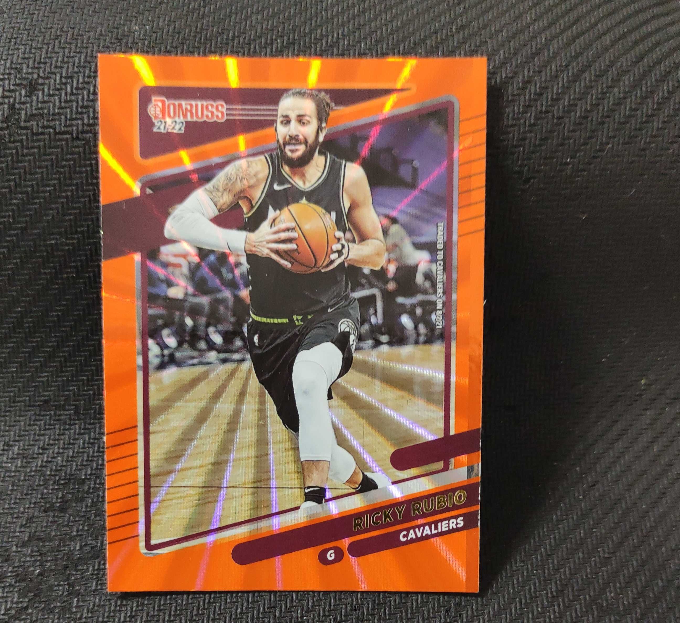 2021-22 Panini Donruss Ricky Rubio 里基 卢比奥 佛光折 折射 骑士队 收藏必备 可累计 回收球星卡