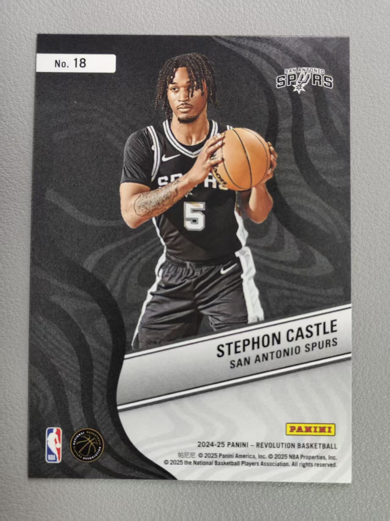 【阿泽代卖】2024-25 Panini Revolution 革命 Stephen Castle 马刺 新秀 RC 斯蒂芬 卡斯尔 最佳新秀 折射 圈圈折 特卡 选图巨帅 卡品如图 介意勿拍