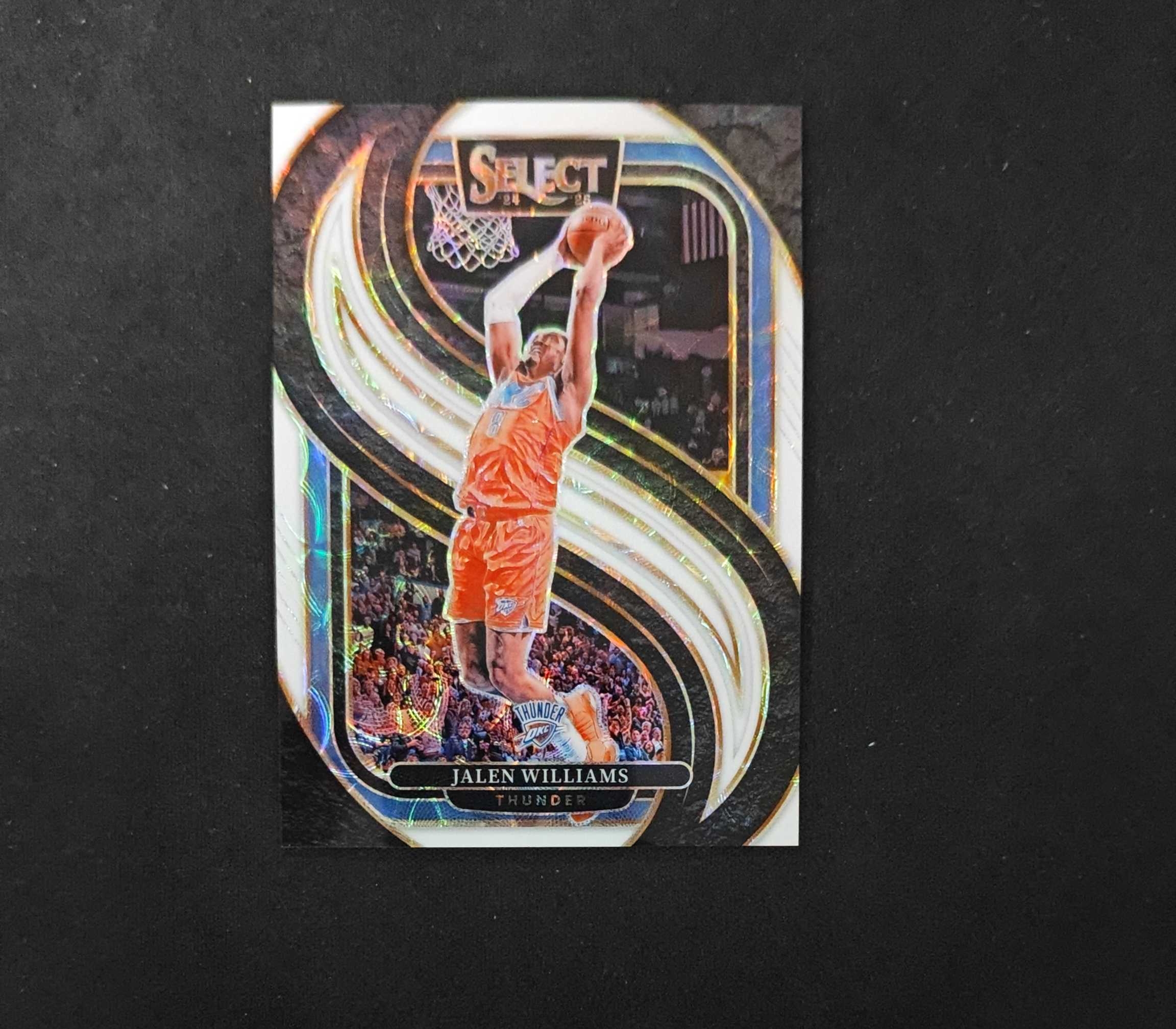 2024-25 Panini Select Jalen Williams 【SC拍卖】SE 雷霆 杰伦威廉姆斯 13/35编 白圈圈 瑕疵如图 收藏必备(我科)