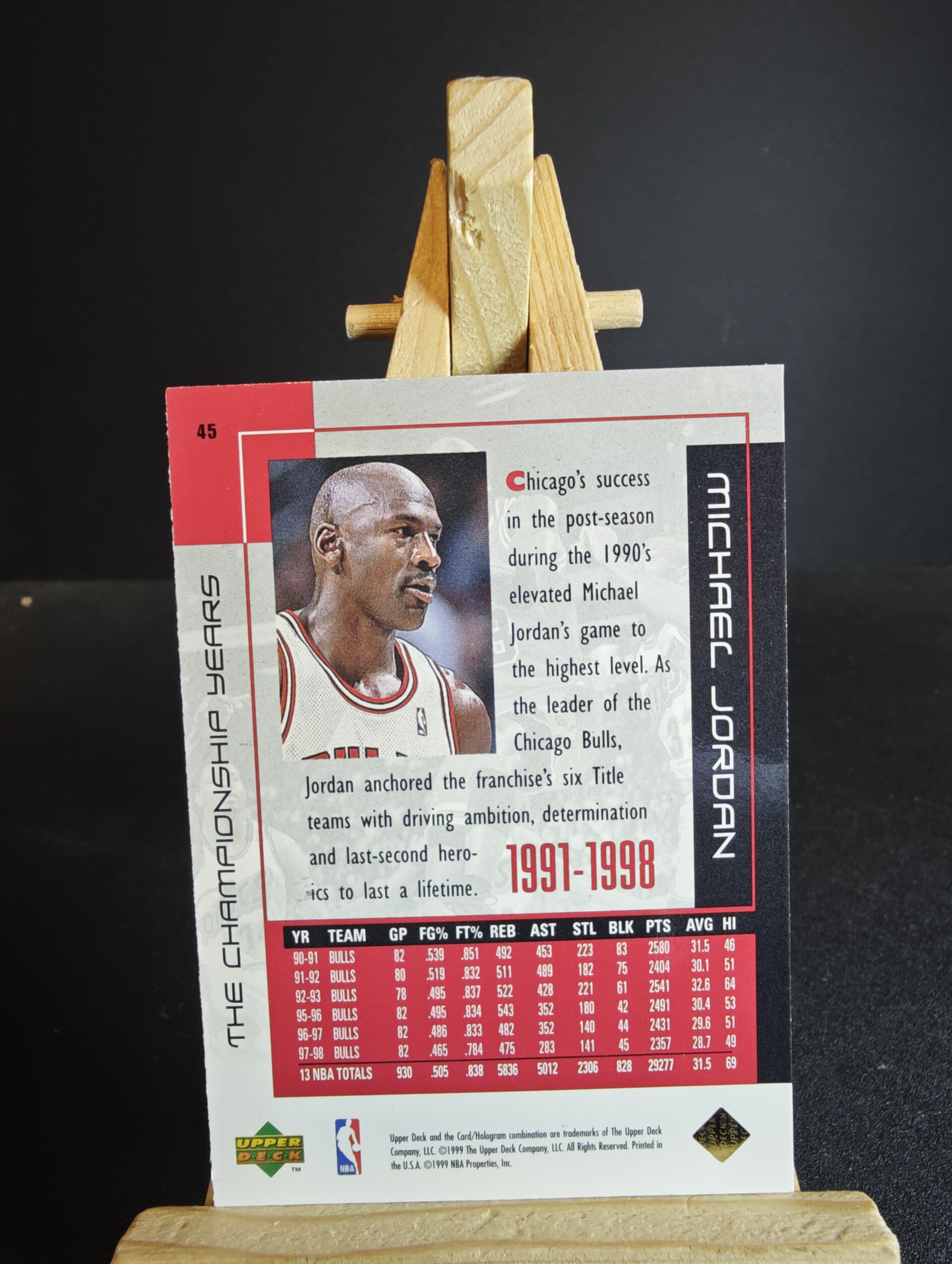 1999 Upper Deck tcy Michael Jordan ud 迈克尔 乔丹 特卡 卡品如图 杰瑞11.15 91代拍