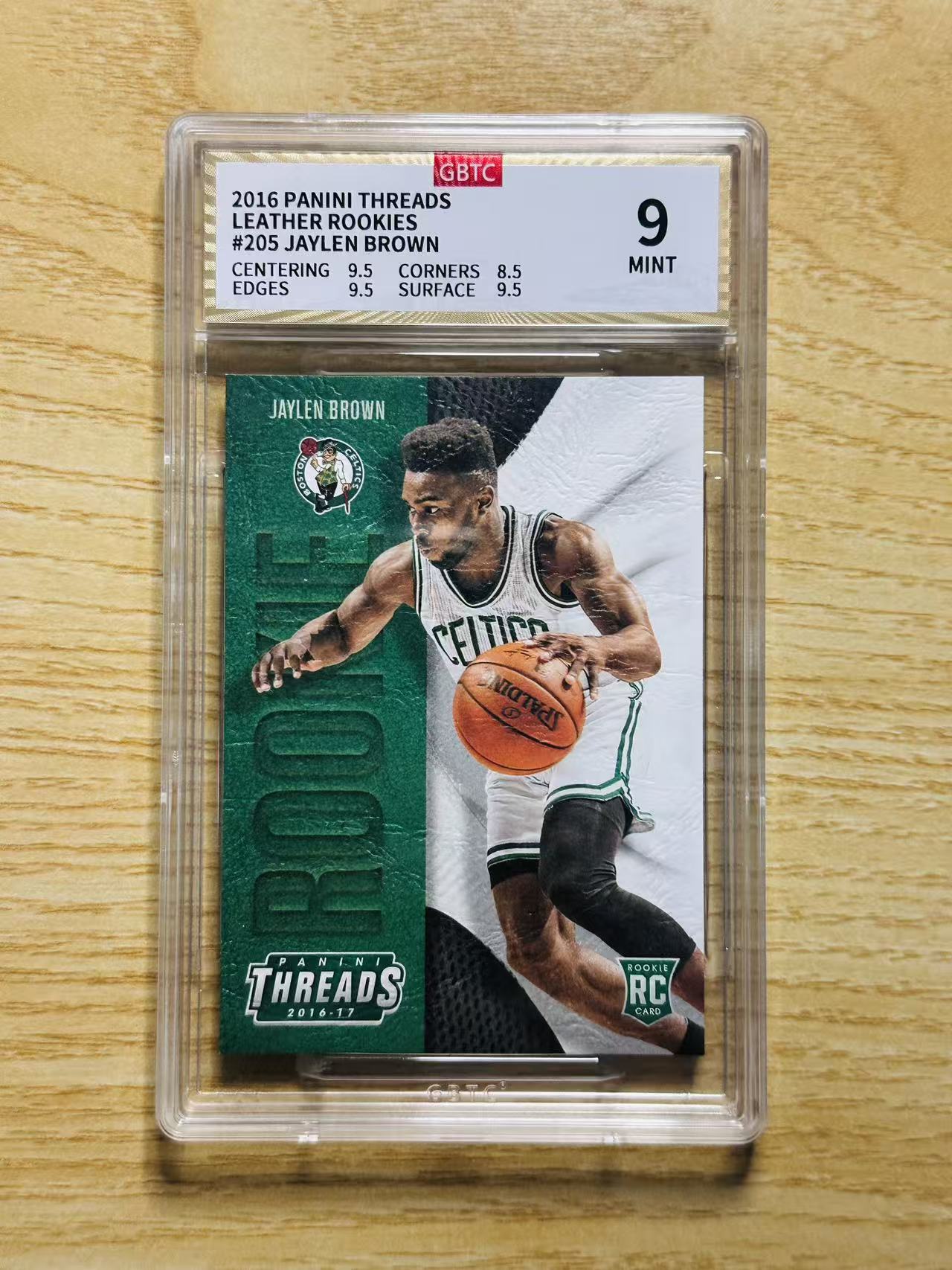 2016-17 Panini Threads Jaylen Brown 嘿嘿代卖 小背心 杰伦 布朗 新秀 RC 特卡 凯尔特人 公博9分 牛爷爷 收藏必备