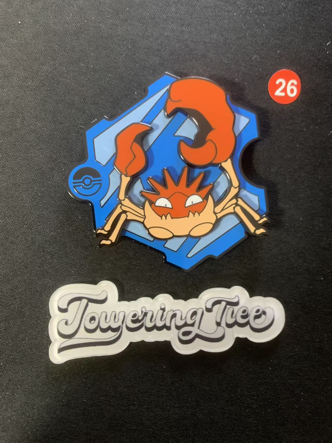 2025 Pokemon TCG - - chs 【大树代卖TCG】宝可梦 简中 151冰箱贴 简中独占周边 巨钳蟹(叶影/红26