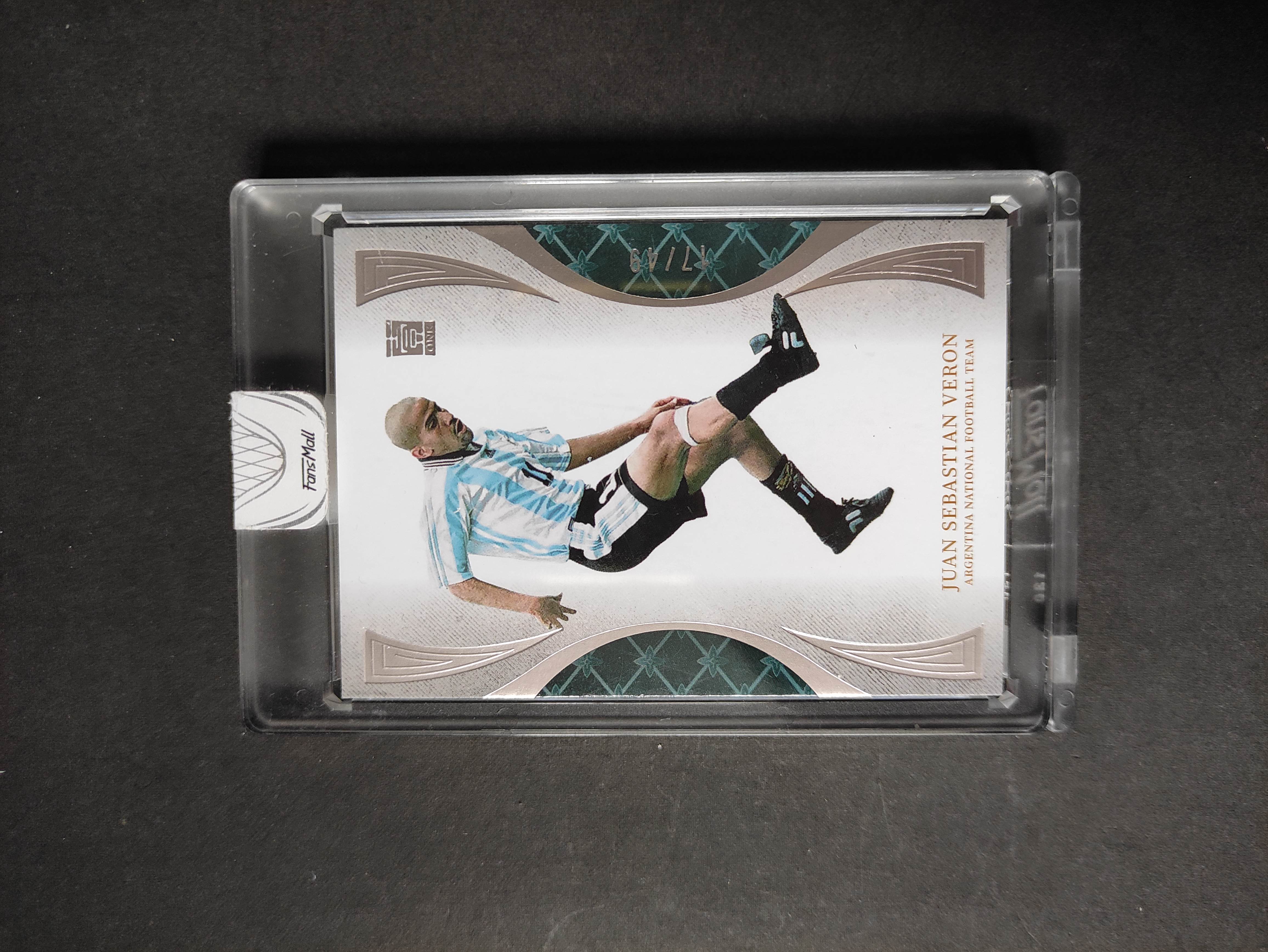 2022 FANSMALL 壹 Juan Sebastian Veron 【进击卡社】范斯猫 世界杯 壹系列 阿根廷 贝隆 限量17/49编 原封砖 专收必备