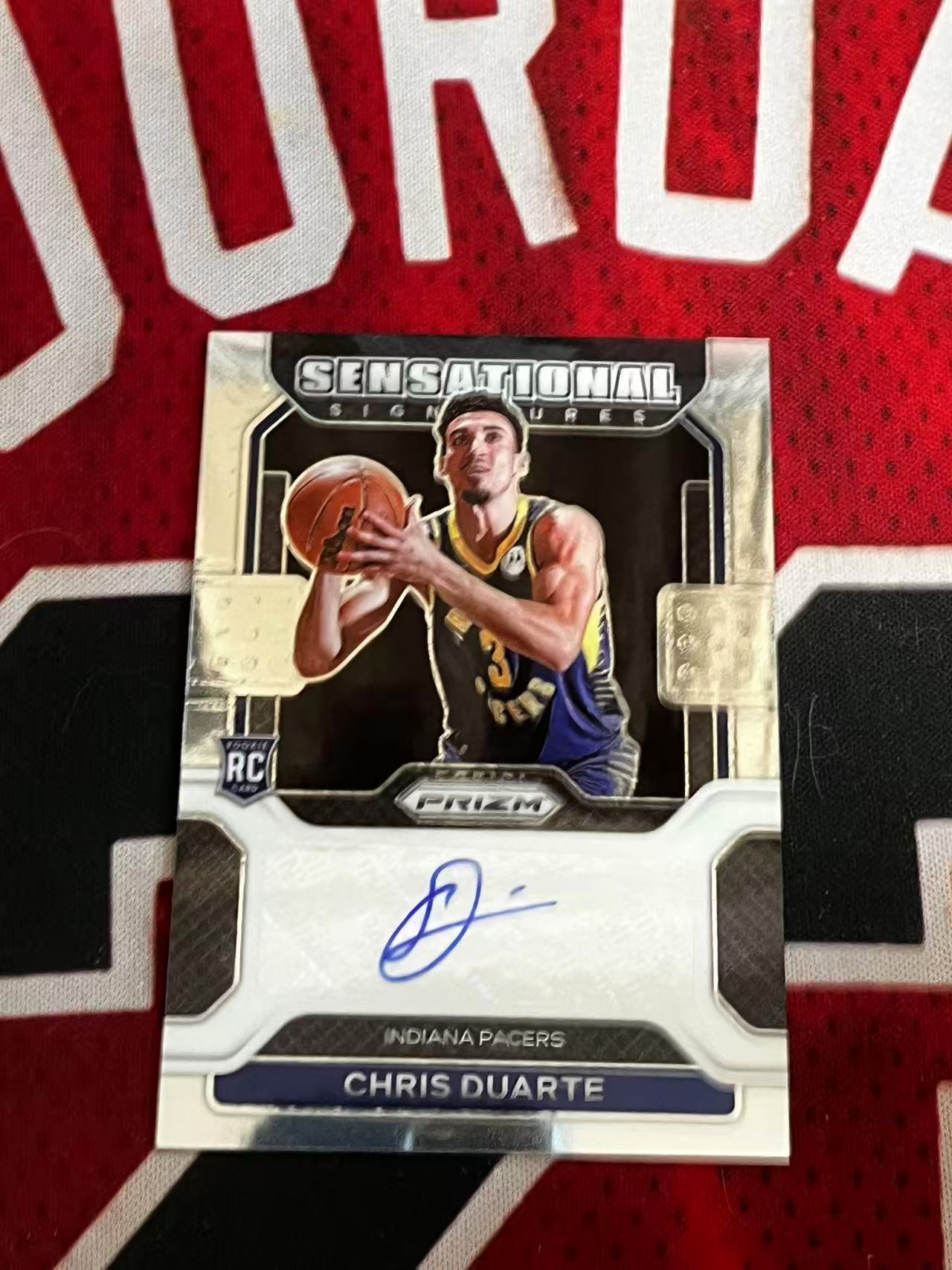 【0手续费接寄拍】2021-22 PANINI PRIZM PZ 新秀RC 步行者 克里斯杜阿尔特 签字卡 SS签字卡 专收凑套必【烂臭嘴拍卖】