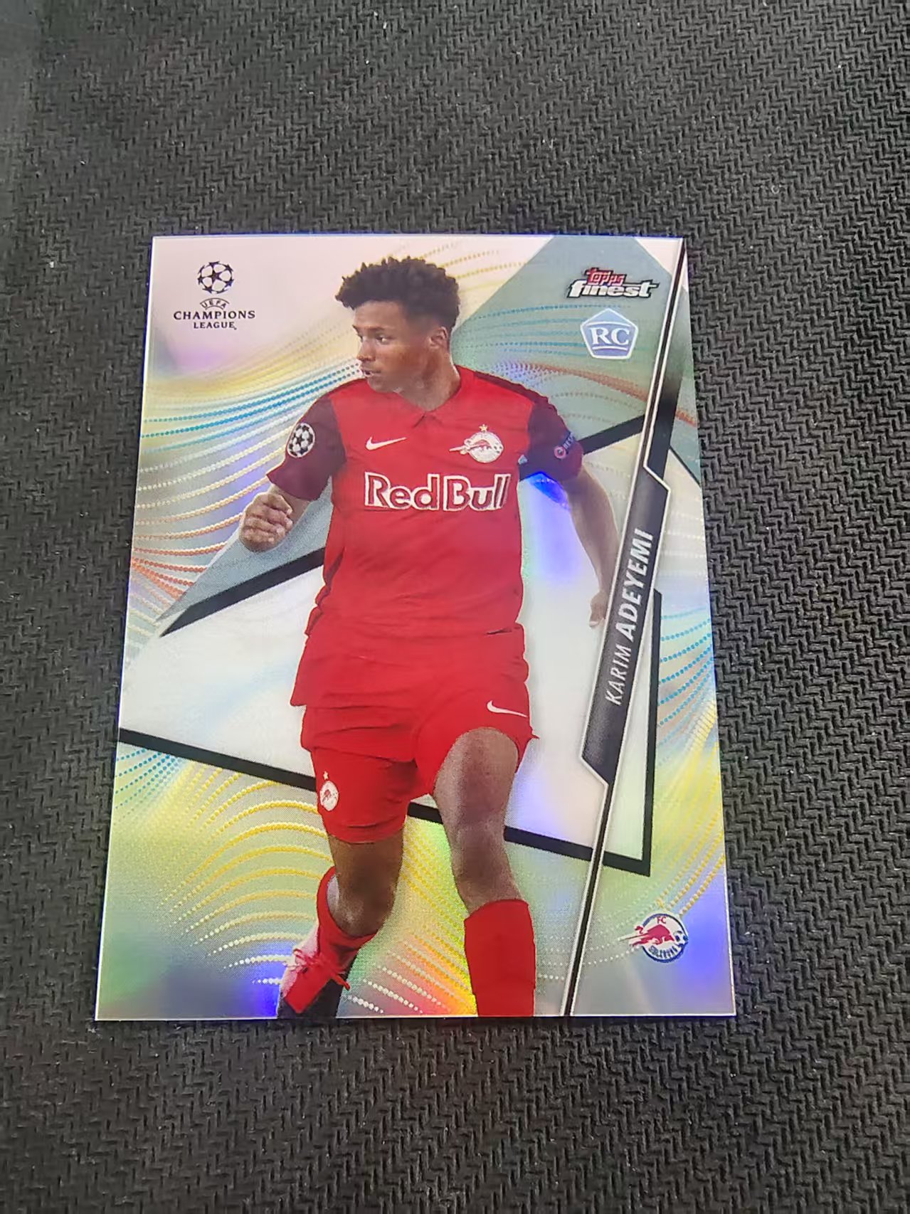 【可合并,不累计】2021 Topps Finest Karim Adeyemi RC 欧冠 卡拉姆 安德米 新秀 红牛 银折 #93