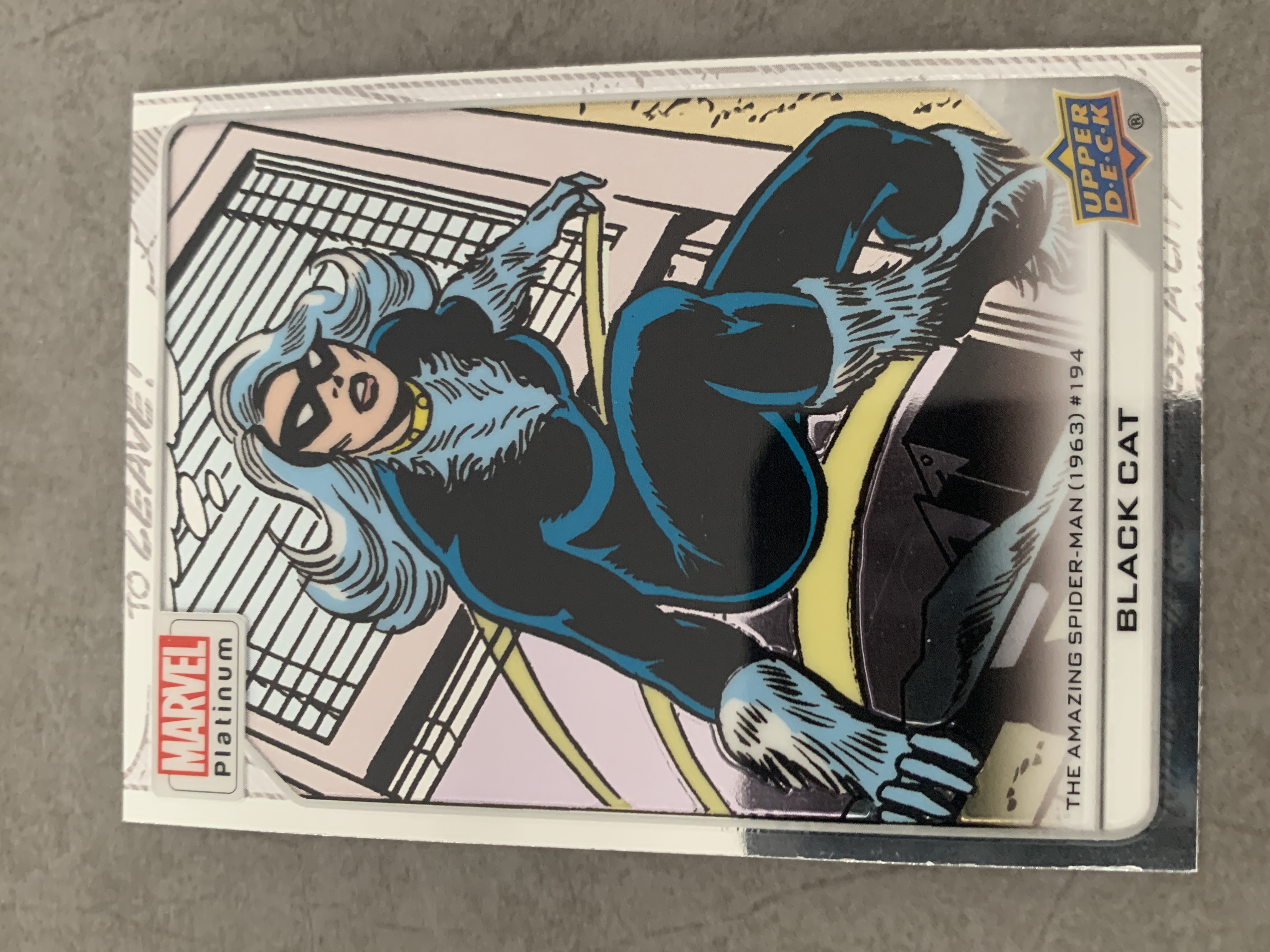 (A9) 2022 UPPER DECK 漫威 BASE 黑猫 实卡好看 收藏凑套必备 卡品如图 !!!