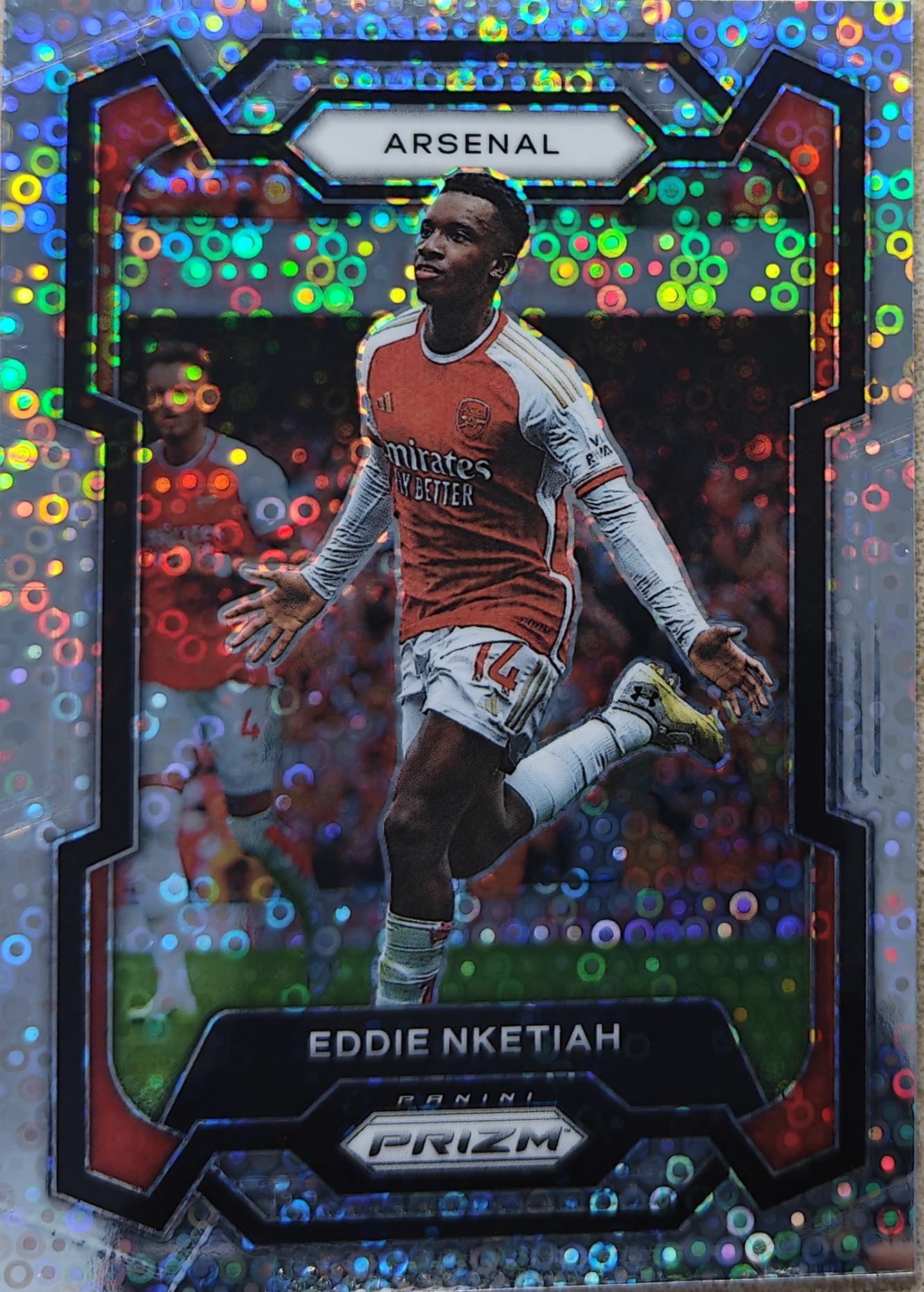 2023-24 Panini prizm Eddie Nketiah 艾迪 恩凯蒂亚 阿森纳 英超PZ 正base 泡泡折