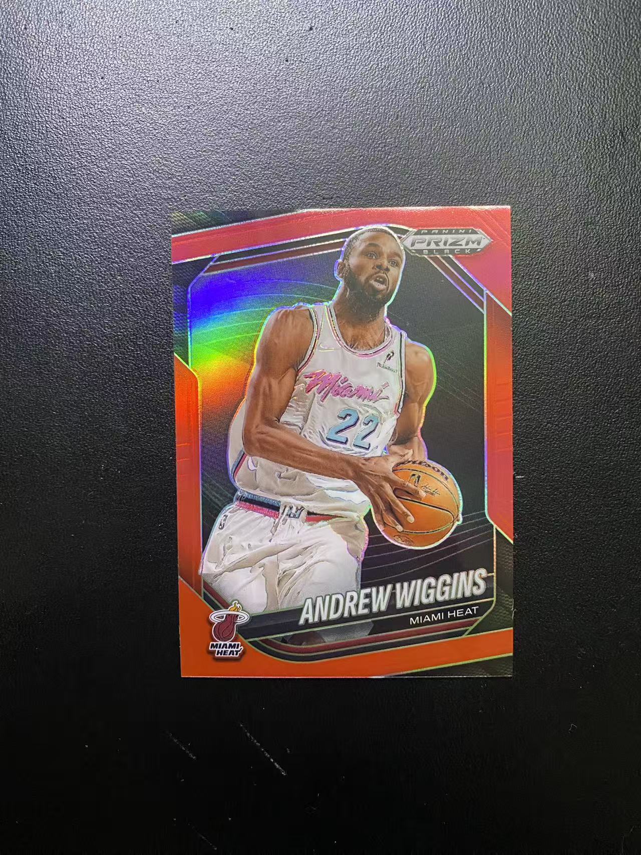 2024-25 Panini Prizm Black Andrew Wiggins 热火 安德鲁 威金斯 pz 红折 折射 299编 卡品如图 值得收藏 nt