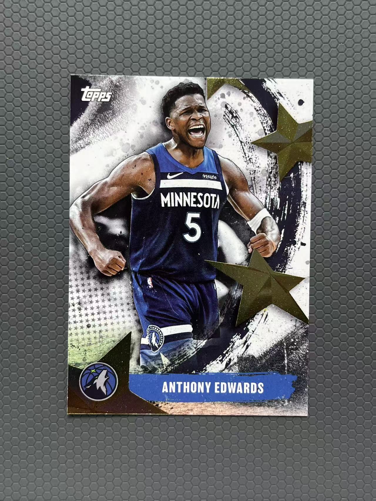 2025 Topps 爱德华兹 ANTHONY EDWARDS 森林狼 STARS 星星 特卡 卡品如图-左