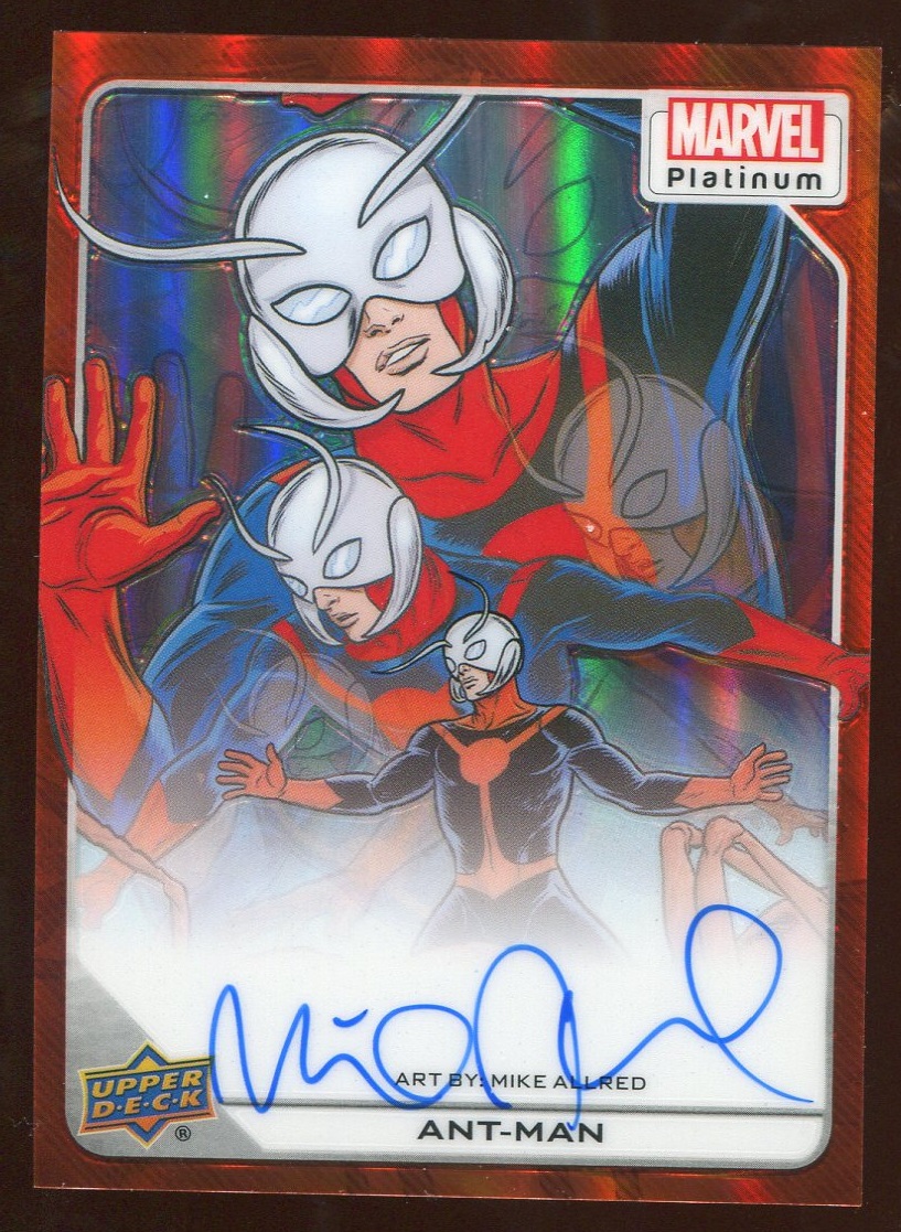 【Miss0801钩玄卡店】夕阳 2022 Marvel Platinum 漫威系列 蚁人 Ant-Man /35编 红折 折射 卡签 签字！