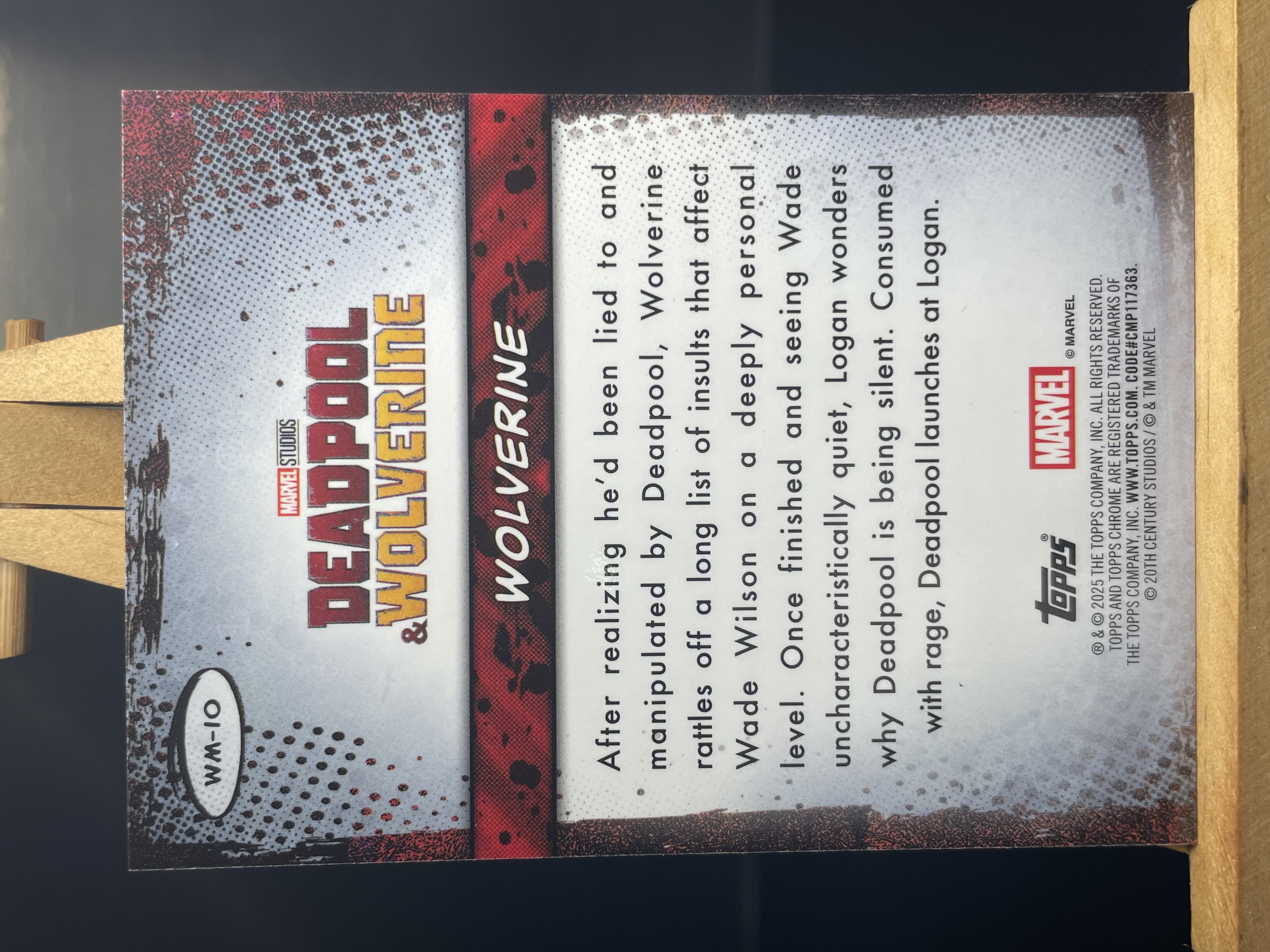 (A7) 2025 TOPPS 折射 死侍与金刚狼 金刚狼 近期大热球星 收藏凑套必备 卡品如图 !!!