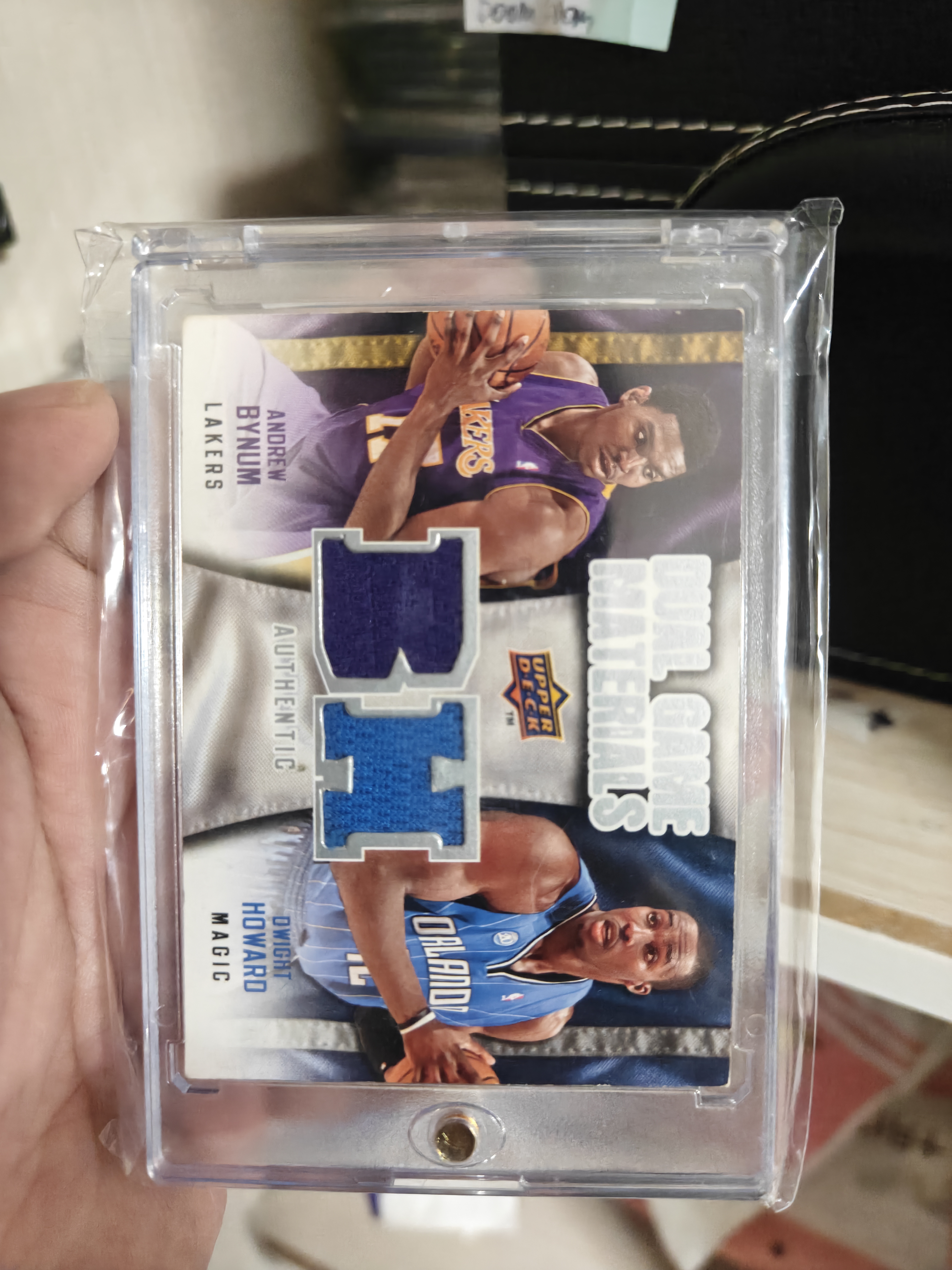 2009-10 Upper Deck Upper Deck Andrew Bynum/Dwight Howard #DG-BH 双窗 魔术 拜纳姆 UD 双人 湖人 霍华德 落场亲穿球衣