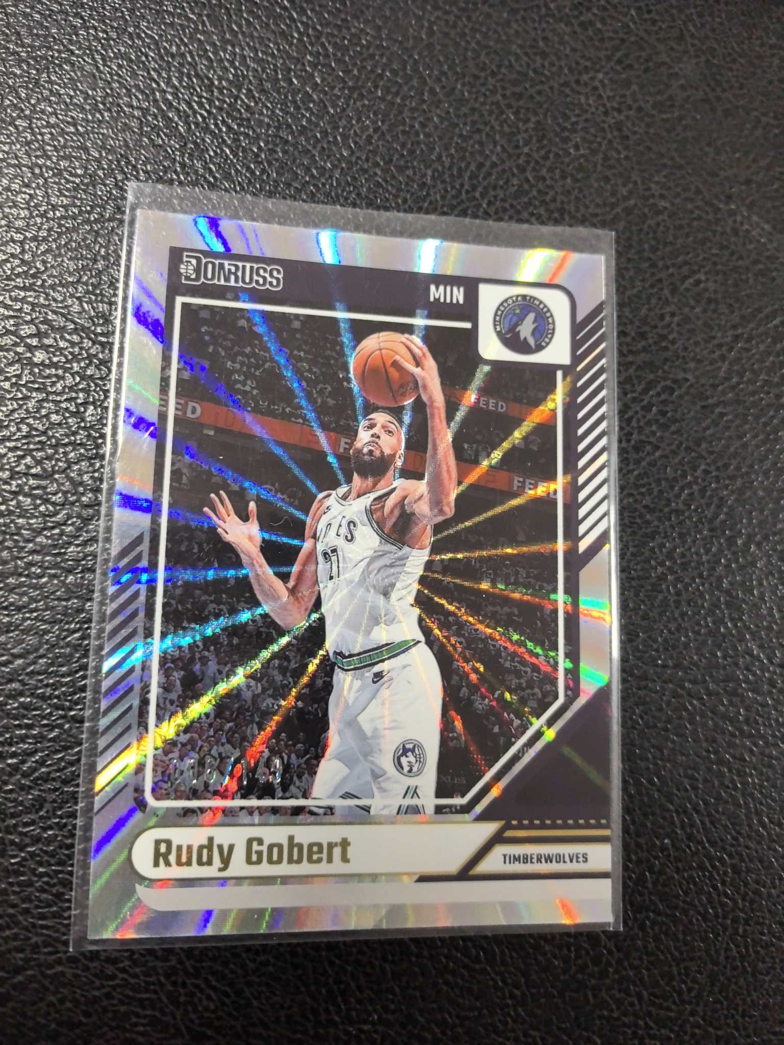 2023-24 戈贝尔 149编 森林狼 银折 佛光折 折射 11-5