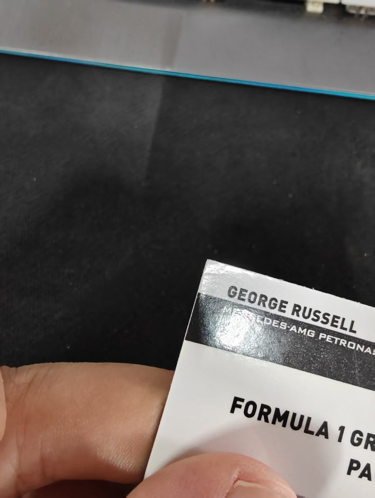 2023 Topps Chrome F1 George Russell 乔治 拉塞尔 梅赛德斯车队 划痕 边角瑕疵 #164