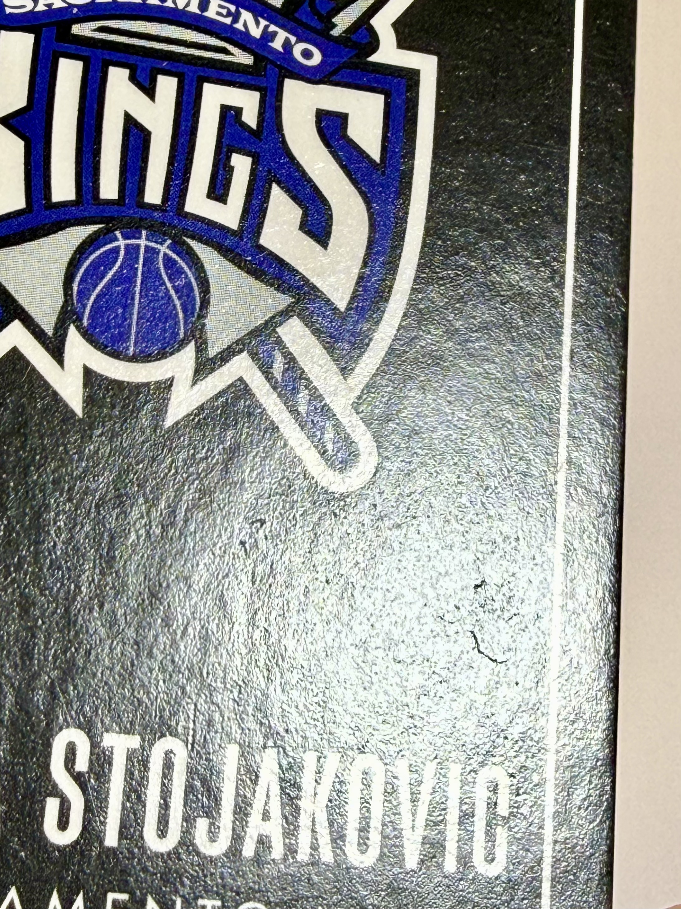 2024-25 Panini Noir Peja Stojakovic 诺尔 佩贾 斯托贾科维奇 3/3编 尾编 超低编 签字 卡签 Encore 安可签 国王名宿 神射手 卡品微瑕如图