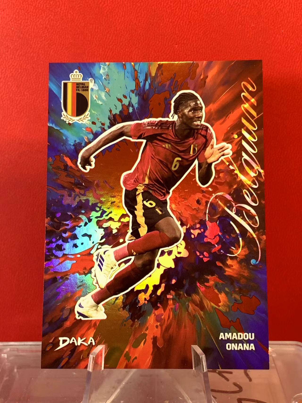 (詹叔代拍)2025 DAKA 比利时队盒 Amadou Onana 阿马杜 奥纳纳 特卡06/50编 阿斯顿维拉 卡品如图 顺丰寄付 i3