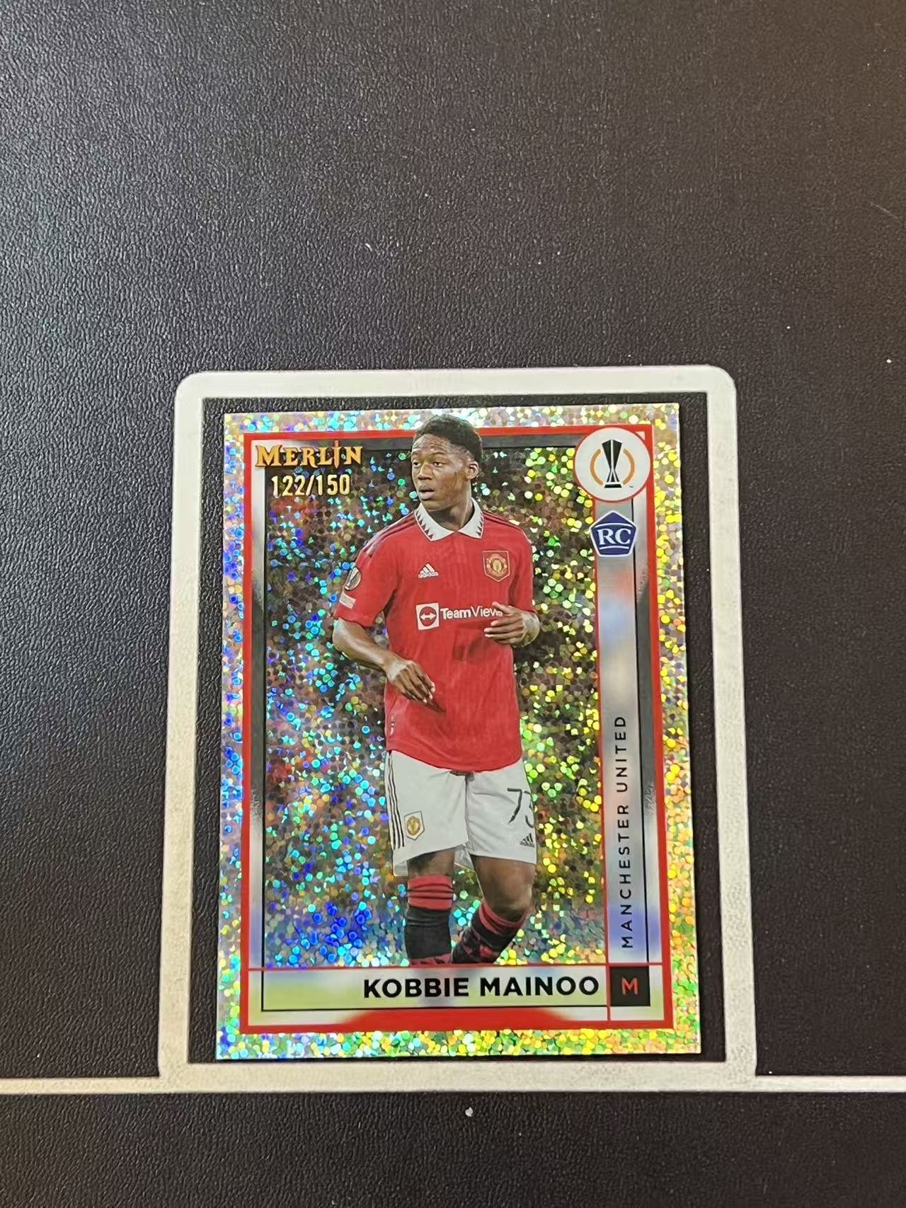 2023 Topps Merlin Chrome Kobbie Mainoo RC 欧冠梅林 曼联 科比 梅努 英格兰 新秀 150编 碎点折 卡品如图 kid777