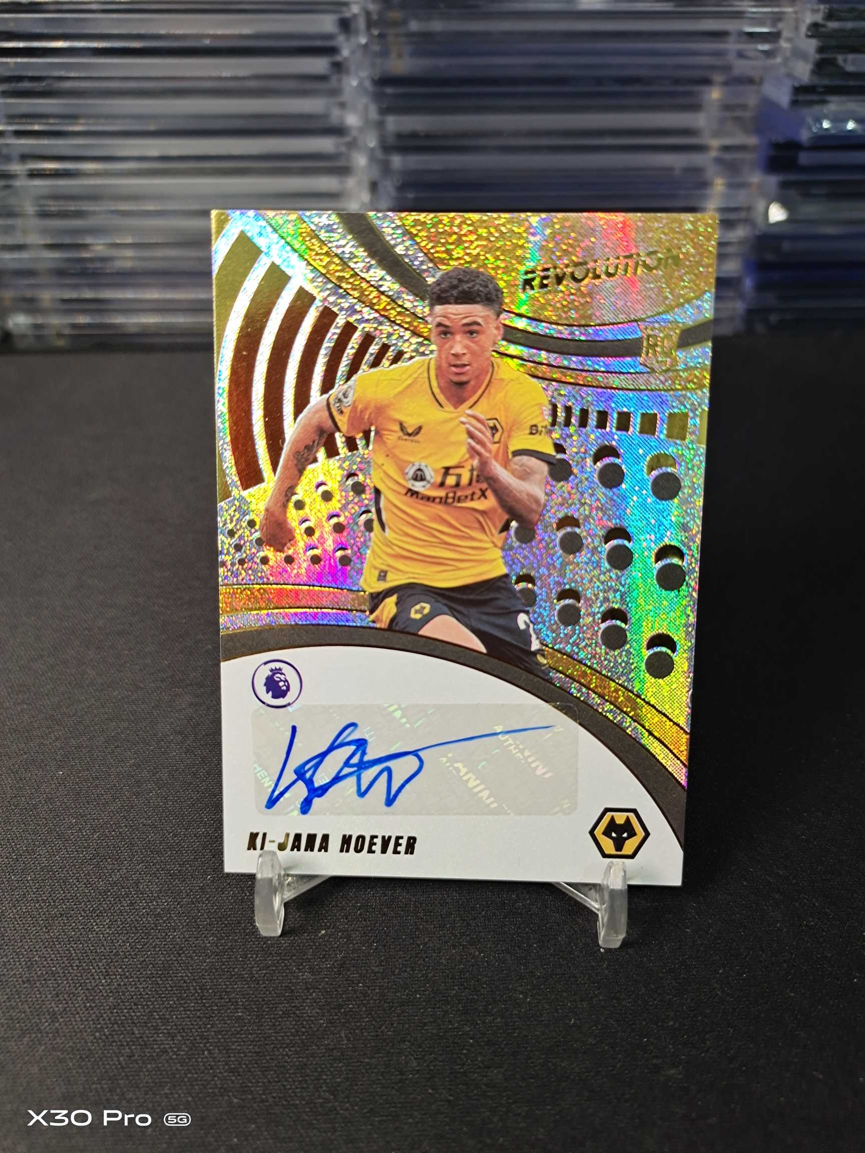 【小加速拍】霍福尔 新秀签字 RC 折射 Sign Panini 英超 革命 热狼队 Ki-Jana Hoever
