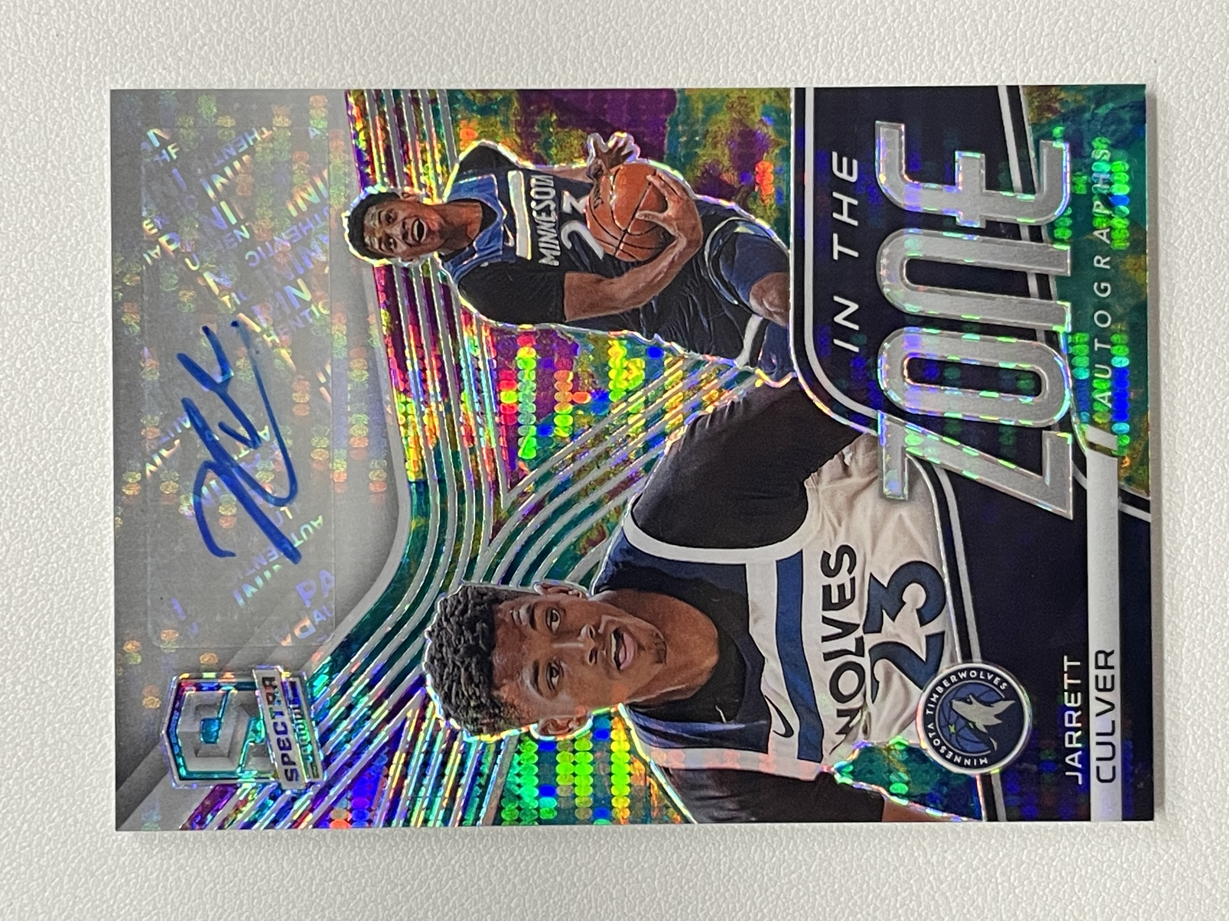 【天秤座拍卖到卡预付85%】2020-21 Spectra 光谱 森林狼 Culver 贾瑞特 卡尔弗 脉冲折 75编 签字 卡品如图 实卡好看 收藏必备※花儿最美