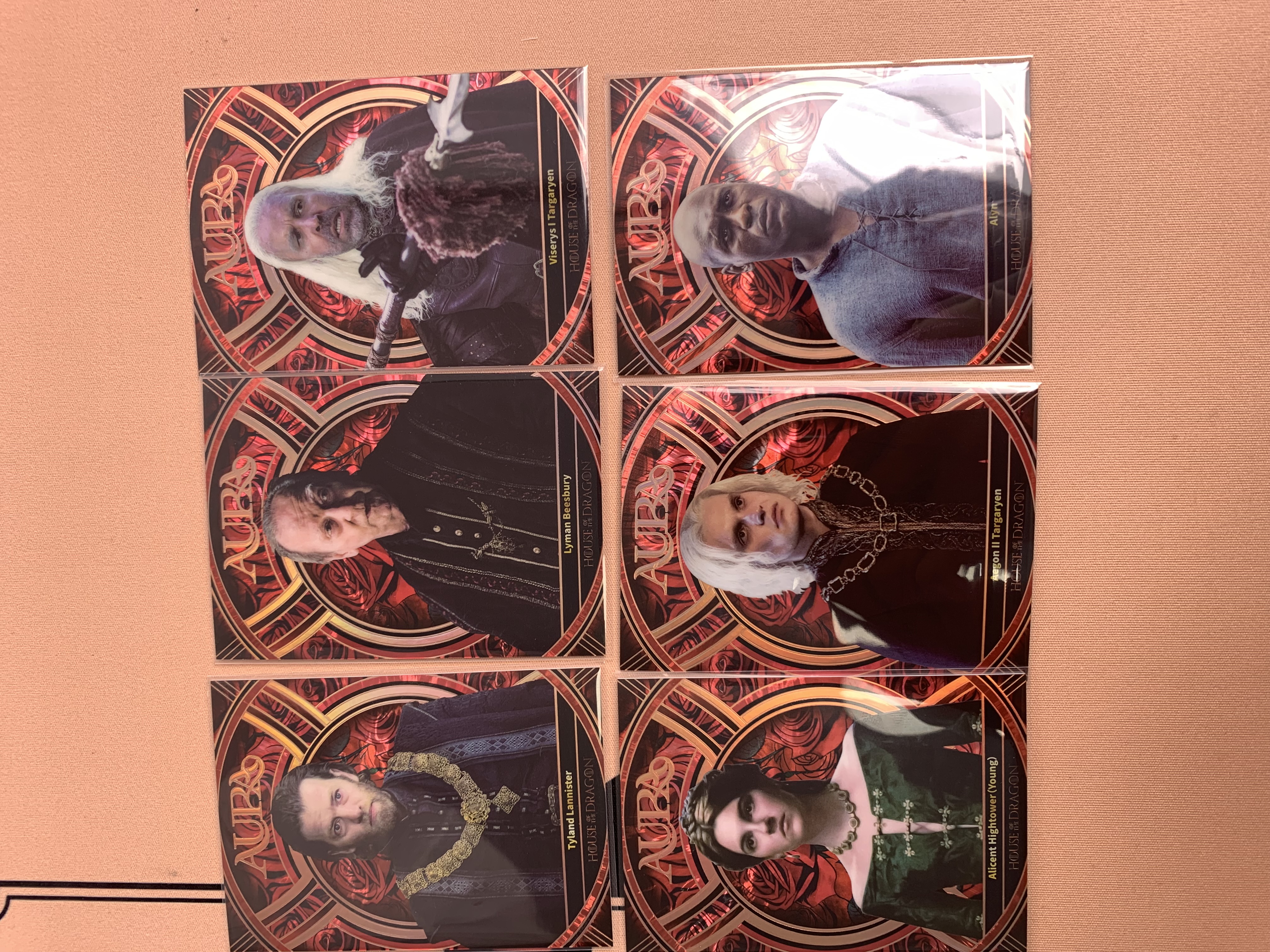 2025 Kakawow 权力的游戏 权游aura 6张lot 玫瑰折/25 低编 不重复 卡品如图 关联:龙妈 雪诺 弥桑代 迪士尼 topps