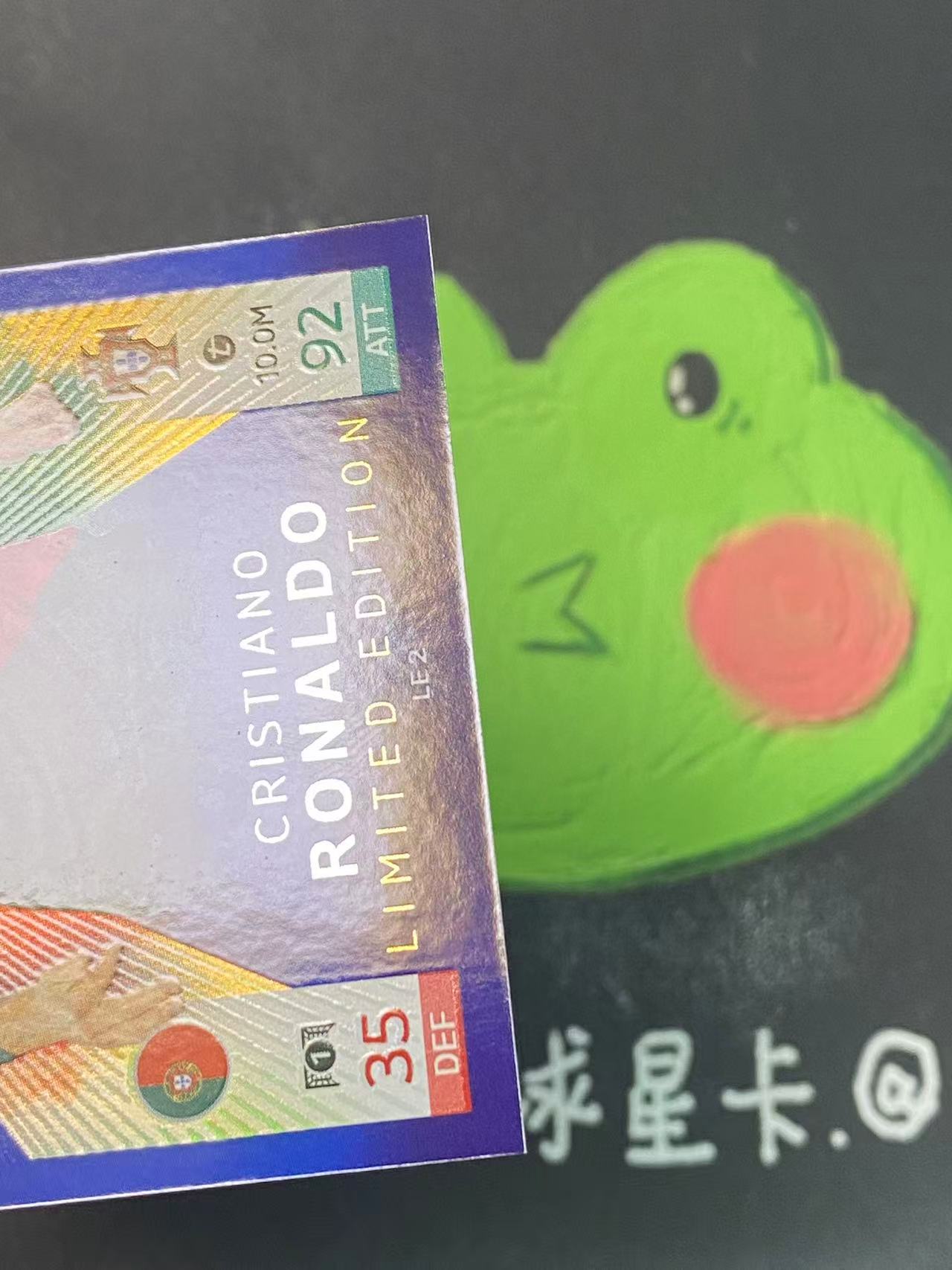 2024 Topps Match Attax Cristiano Ronaldo 欧洲杯游戏版 葡萄牙 C罗 皇马 曼联 金球先生 总裁 微瑕如图【ZYP代拍】LS90