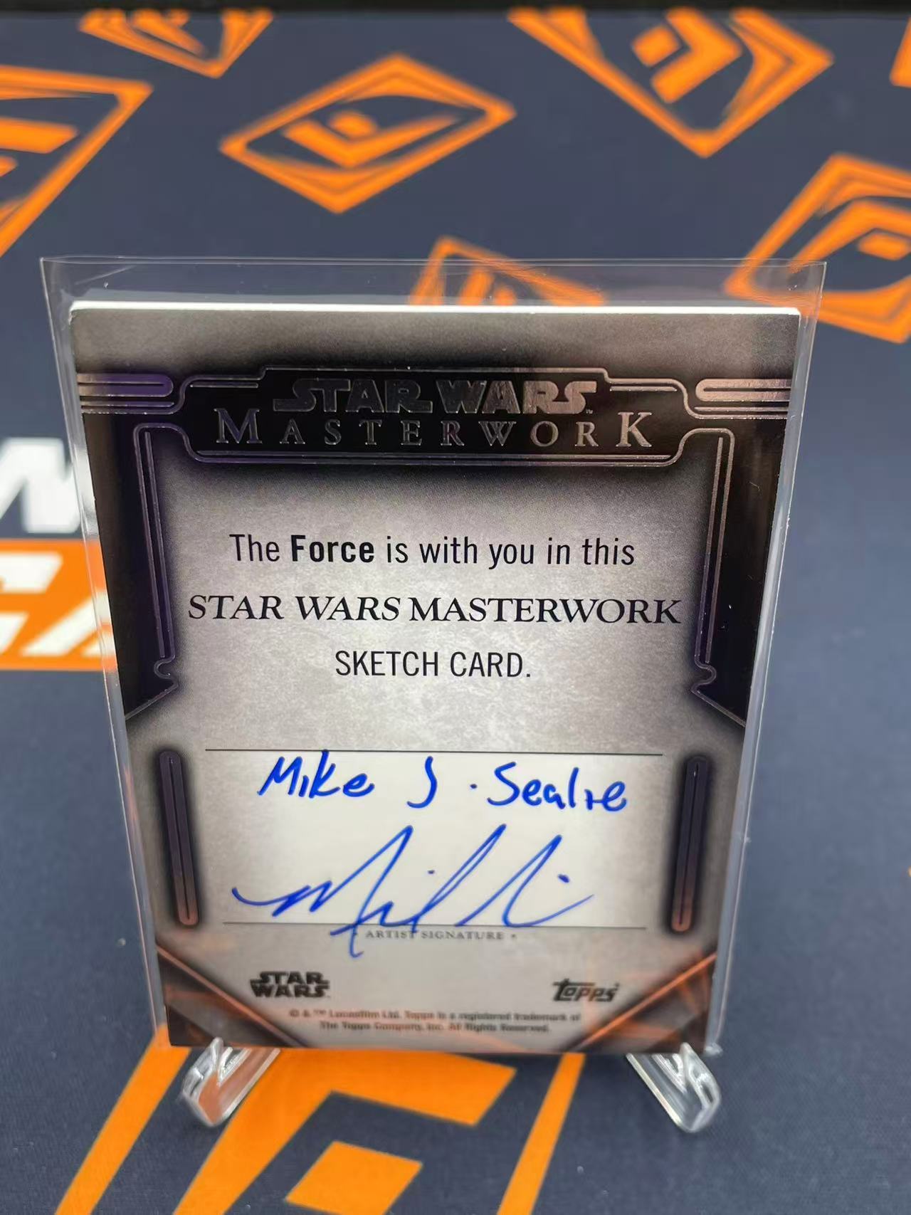 2026 Star Wars Topps 星球大战 Masterwork 大师杰作 手绘卡 Sketch 【缇缇代拍】 1/1编 暴风兵 Stormtrooper 画师 Mike Sealie 天空城
