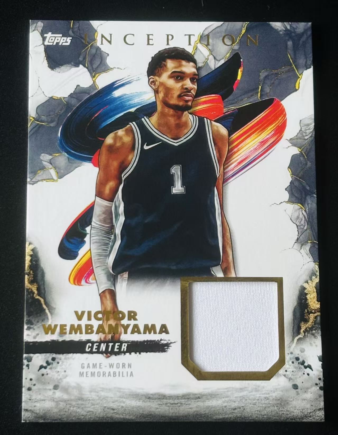 2024-25 Topps inception Victor Wembanyama 盗梦空间 马刺 维克托 文班 亚马 球衣切割 实物卡 GU 不累计