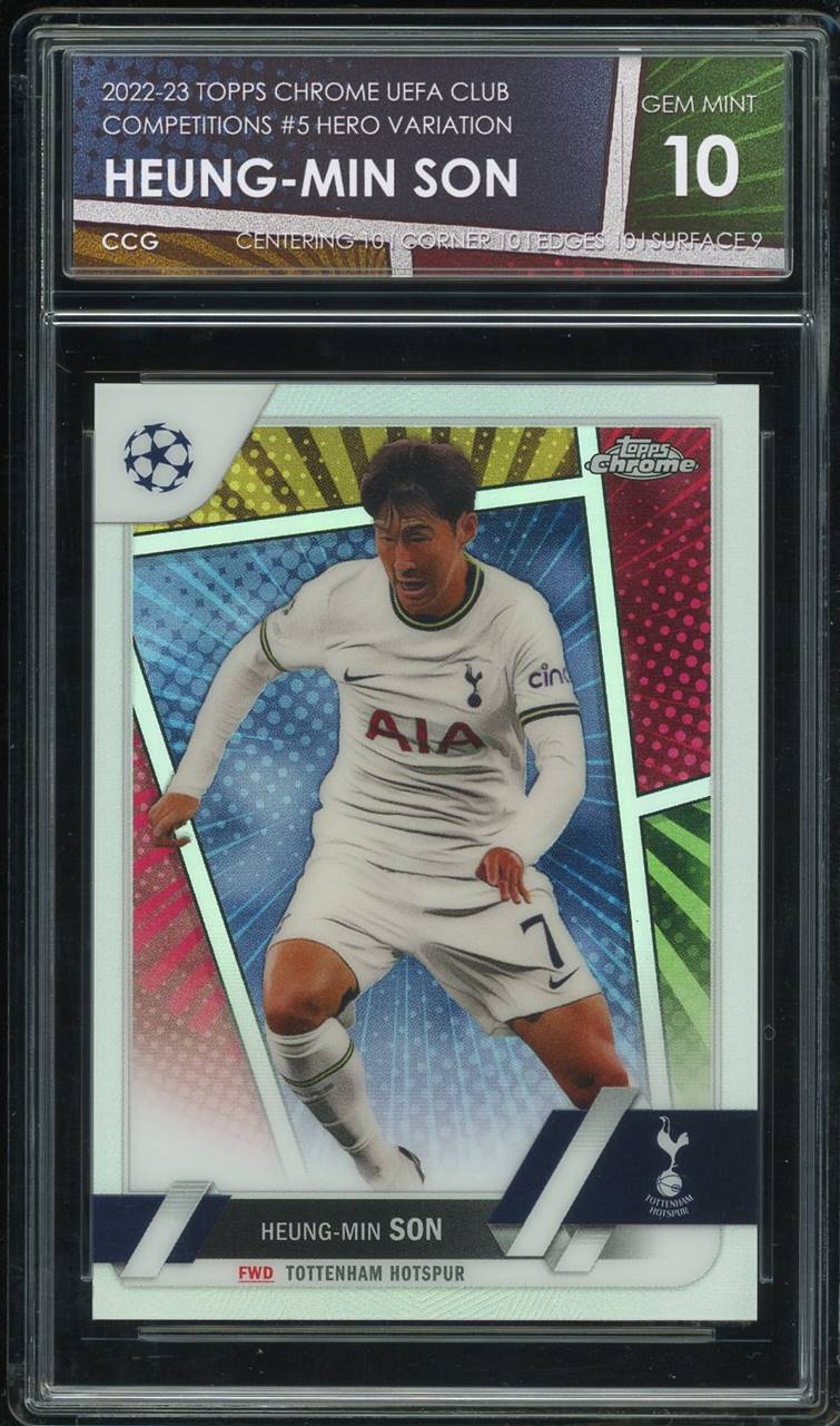 2022-23 Topps Chrome UCC #5 Heung-Min Son Hero Variation CCG 10 孙兴慜 19252721