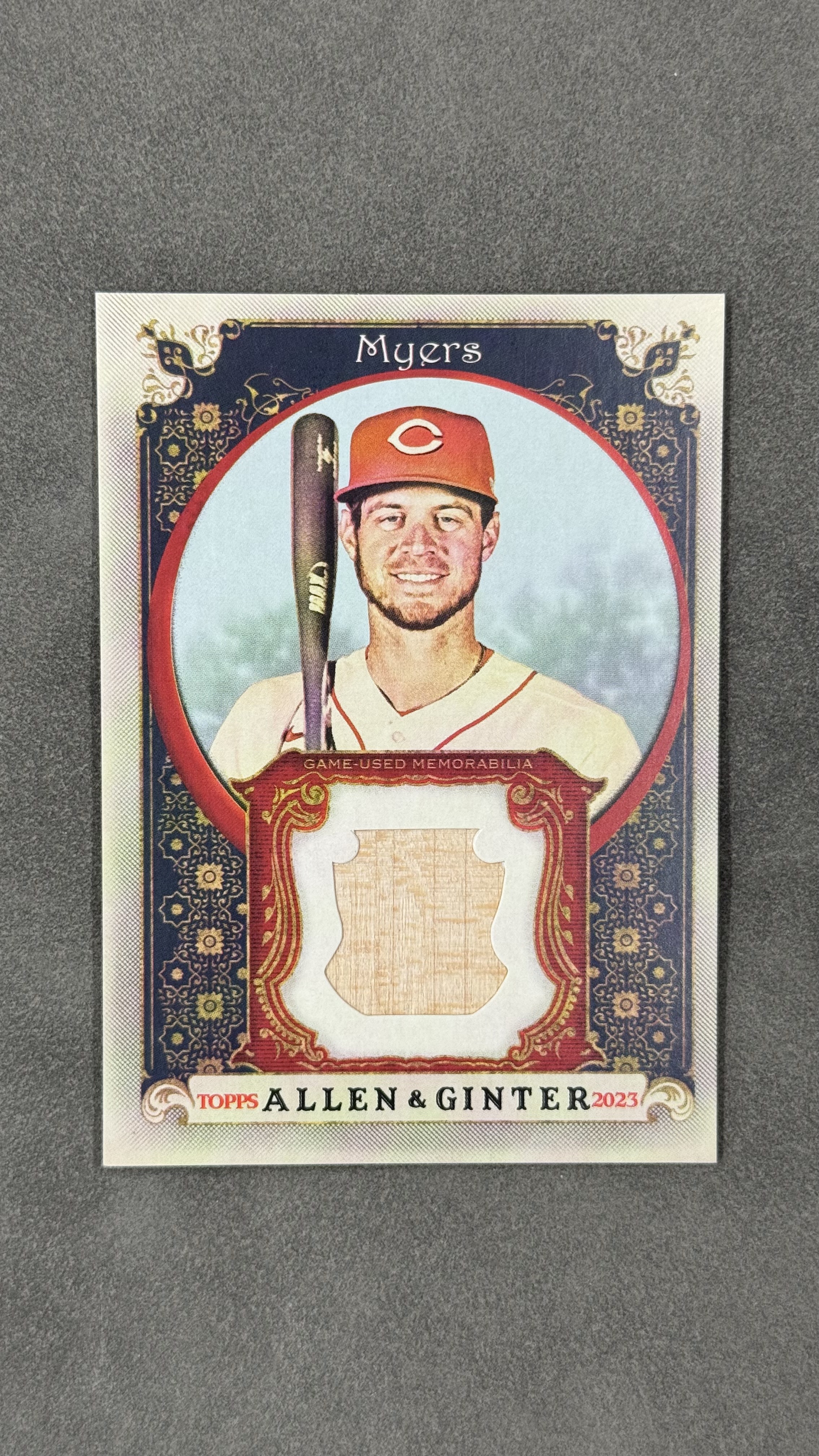 2023 Topps Allen & Ginter Wil Myers 红人队 威尔 迈尔斯 小窗球棒切割 球棒物料 实卡好看 值得凑套收藏#AGRB-WM
