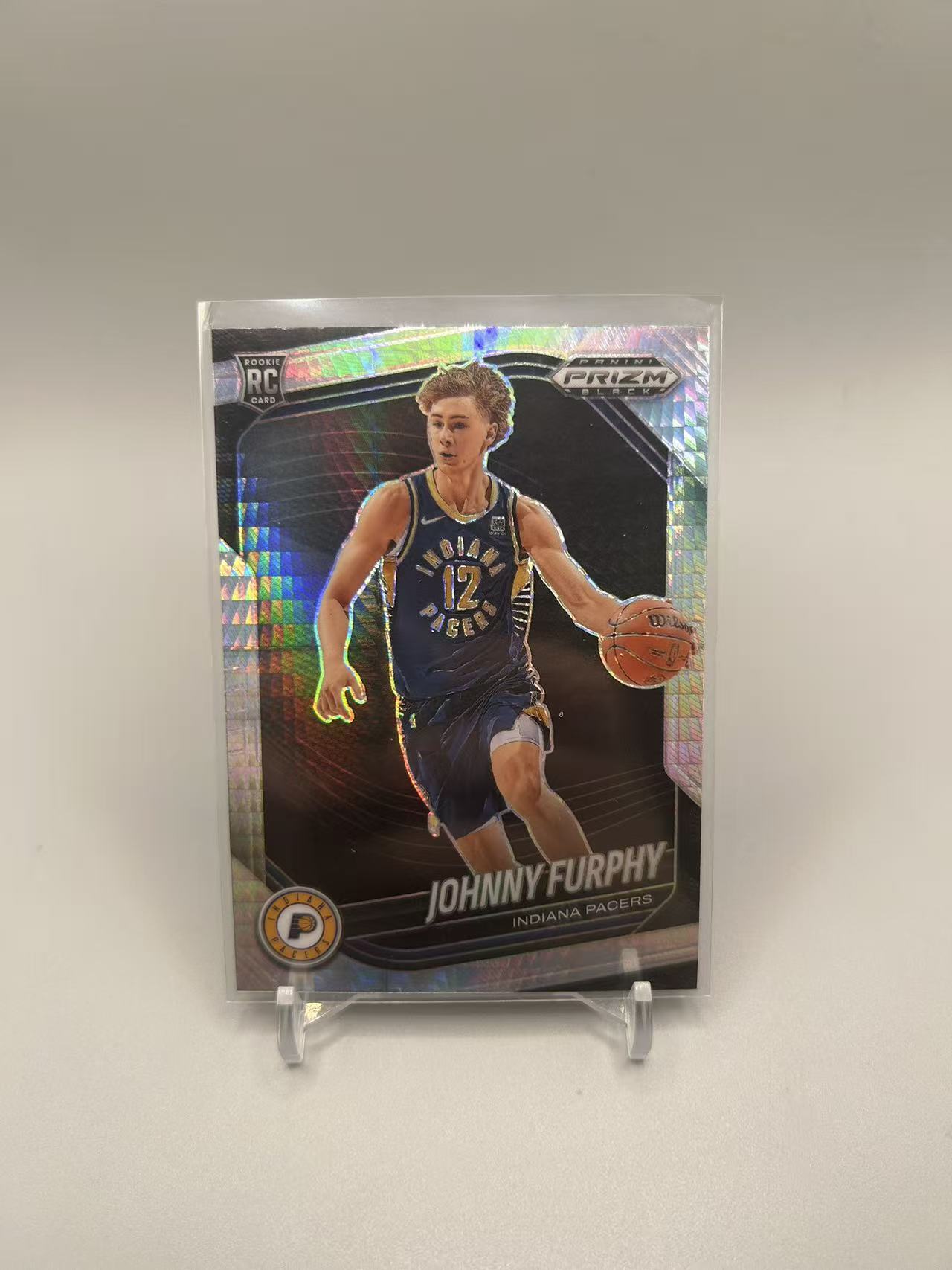 2024-25 Panini Prizm Johnny Furphy RC 【灰灰代拍】全新篮球PZblack 步行者 约翰尼 弗菲 棱镜折 不带编 新秀 二哥