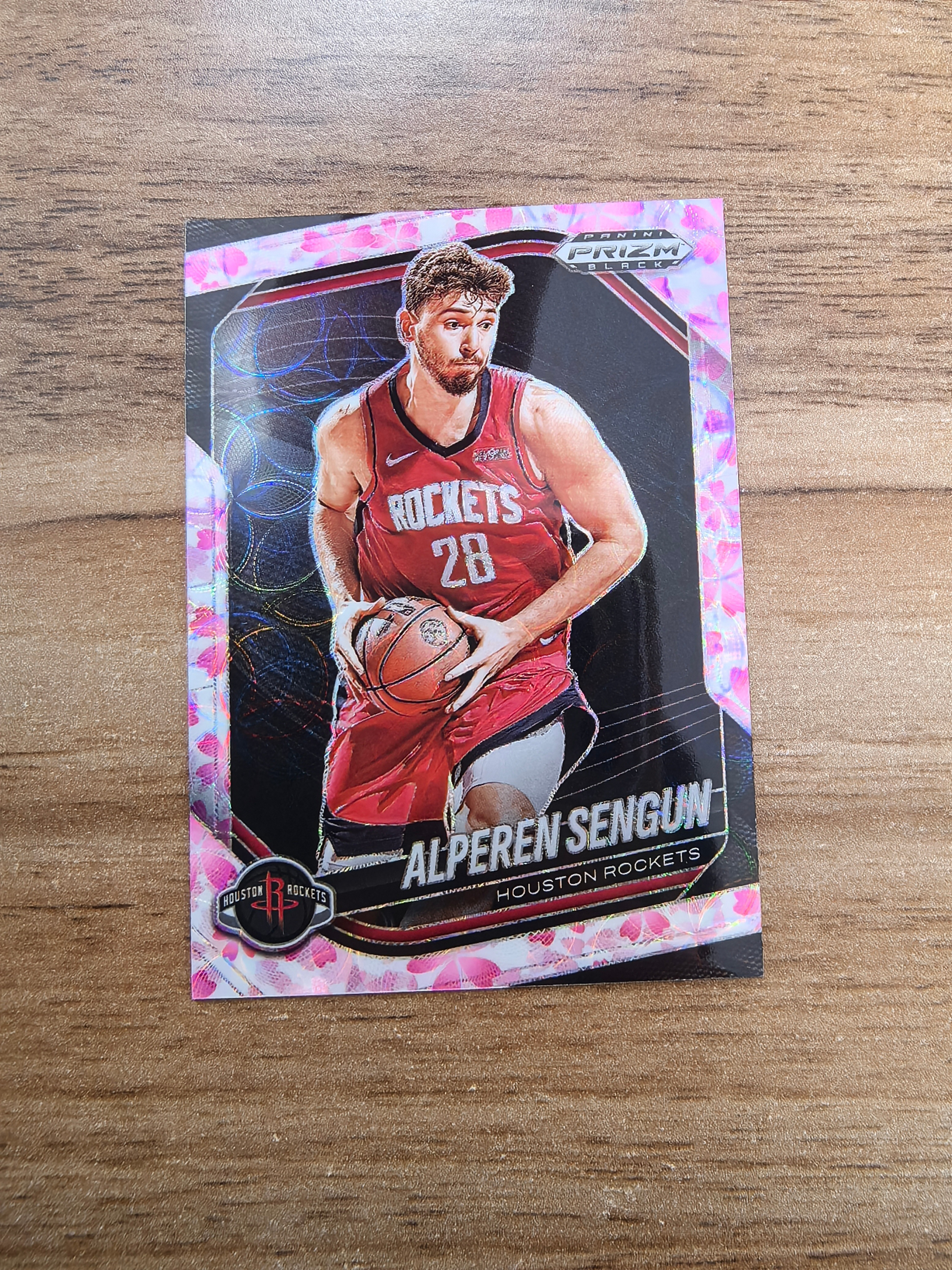 2024-25 Panini Prizm Black Alperen Sengun 火箭 阿尔佩伦申京 10/20编 樱花圈圈折 折射 微瑕 实卡精美 卡品如图 收藏必入 七哥