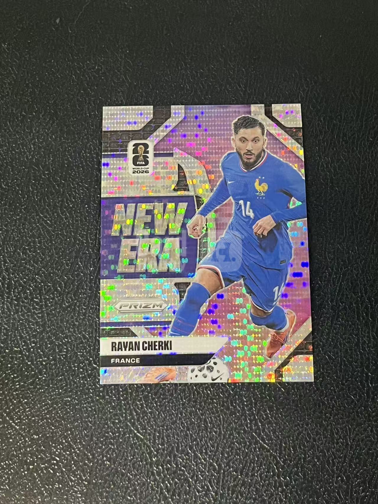 2026 Panini World Cup Prizm Rayan Cherki 谢尔基 曼城 特卡 脉冲折 法国 世界杯 银折 实卡精美 卡品如图 LA-5