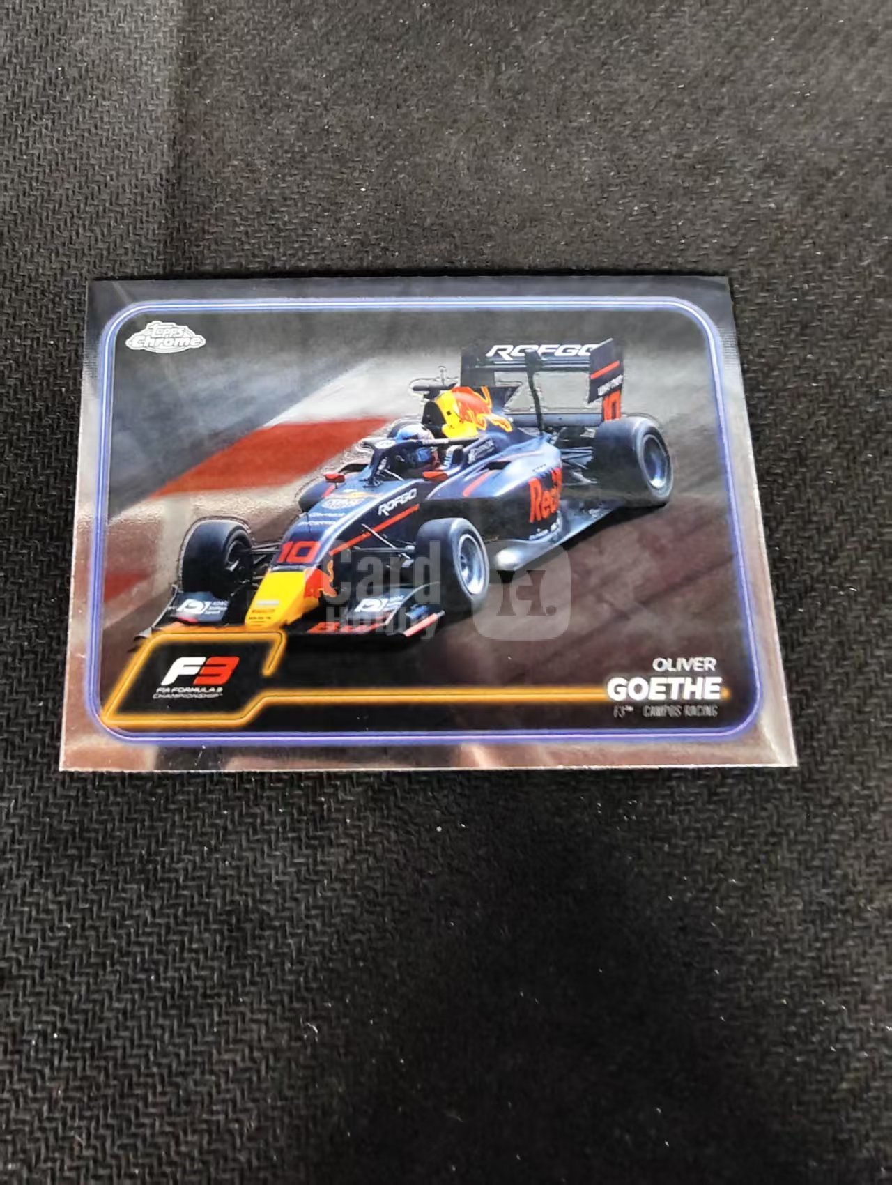 2024 Topps Chrome F1 Oliver Goethe 奥利弗 歌德 红牛 F3 划痕 边角瑕疵 #124