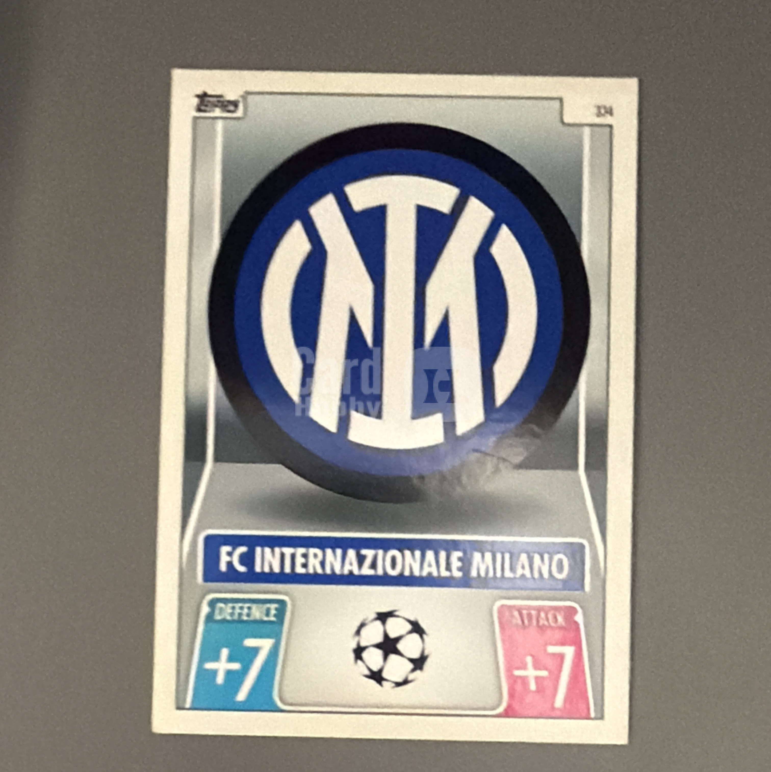 2026 Topps match attax Internazionale Milano 【黄33-可合并，不到付】意大利 国际米兰 队徽 队标 +7卡品如图 默认微瑕