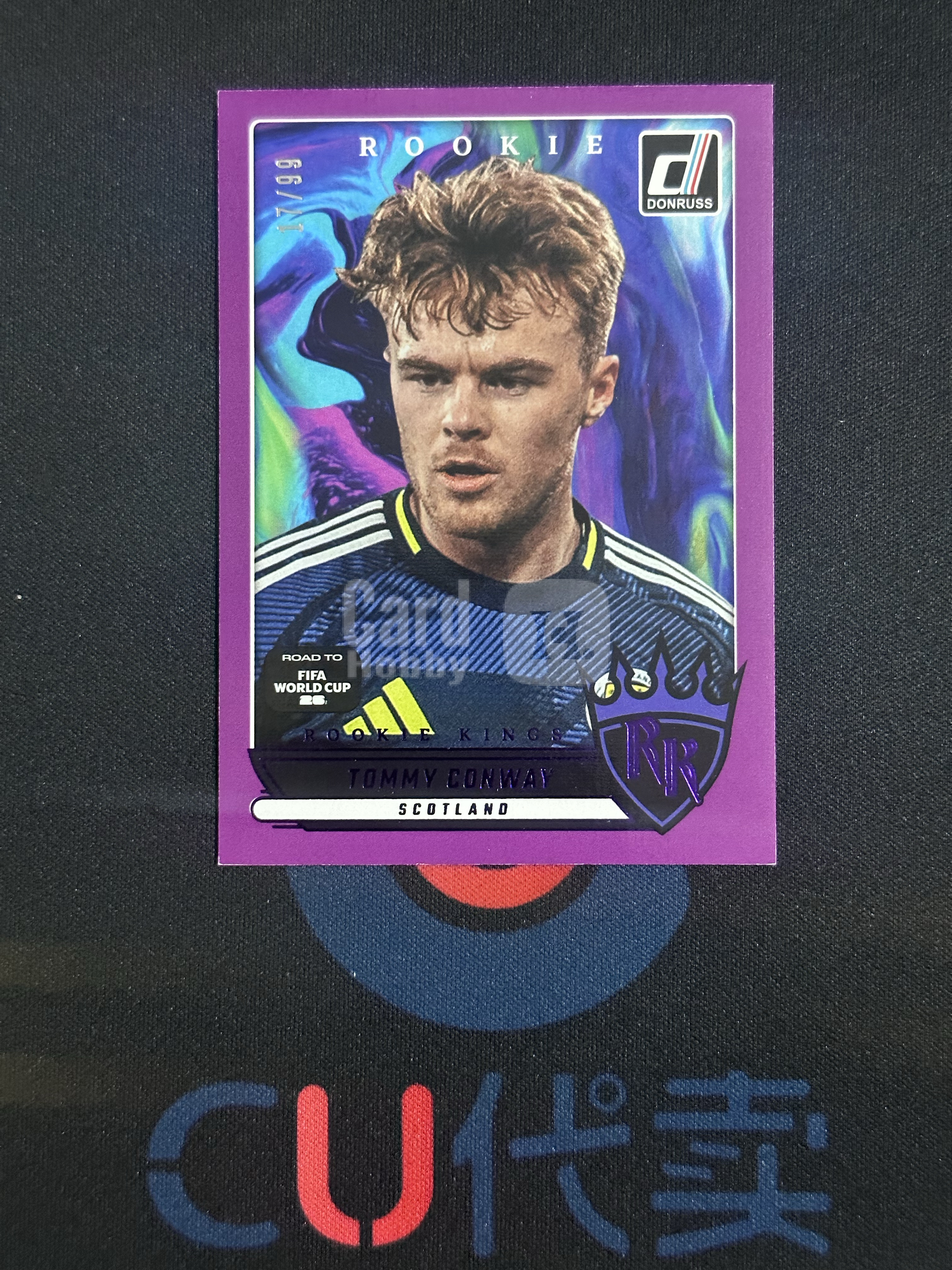【CU代卖】2025-26 Panini Donruss Tommy Conway 世界杯杜蕾斯 苏格兰 RC 托米 康威 康韦 紫折 17/ ...