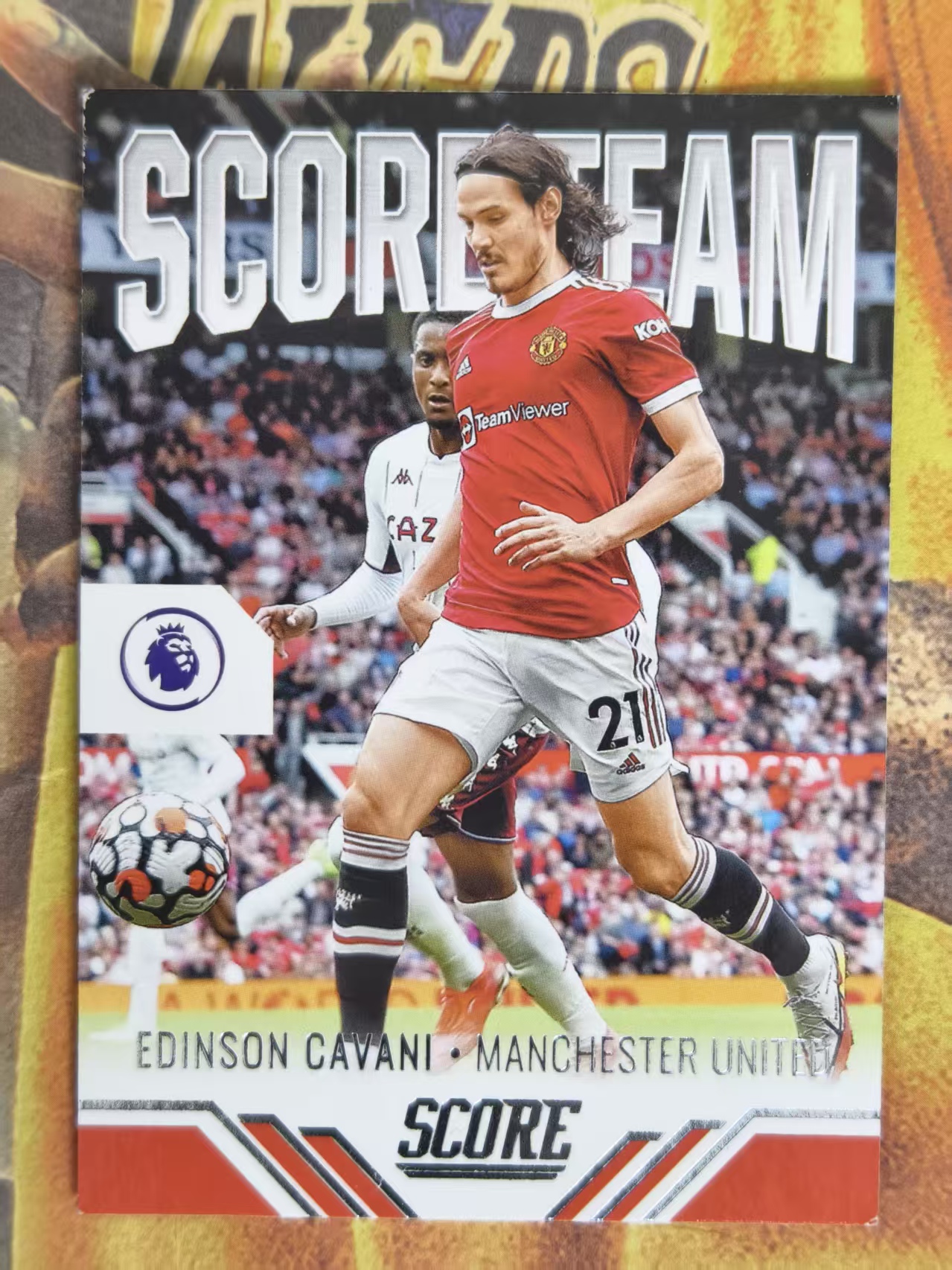 2021-22 PANINI SCORE SOCCER Edinson Cavani  曼联 埃丁森 卡瓦尼 卡品如图
