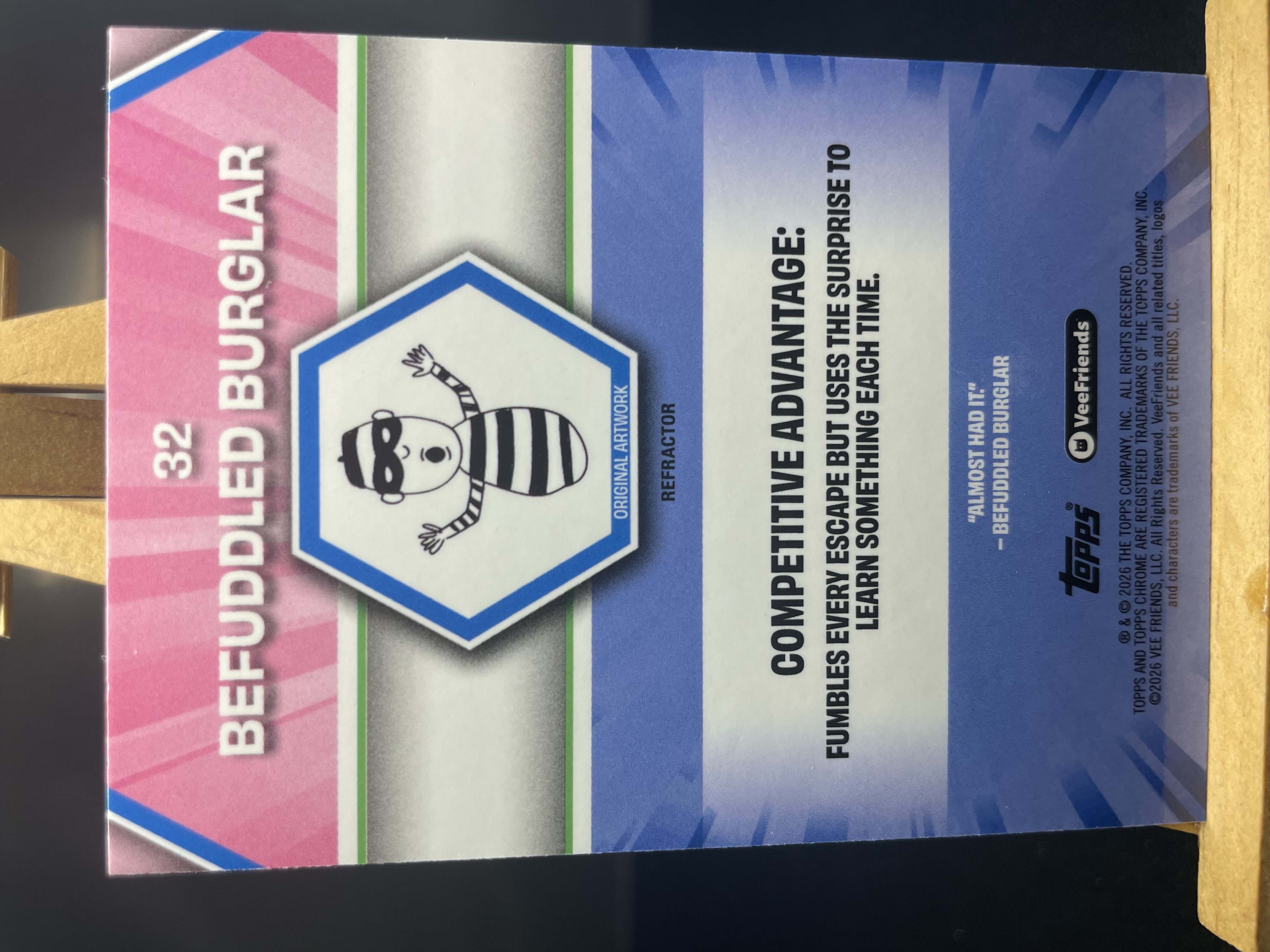 (S5) 2026 TOPPS 折射 迷糊窃贼 实卡好看 收藏凑套必备 卡品如图 !!!