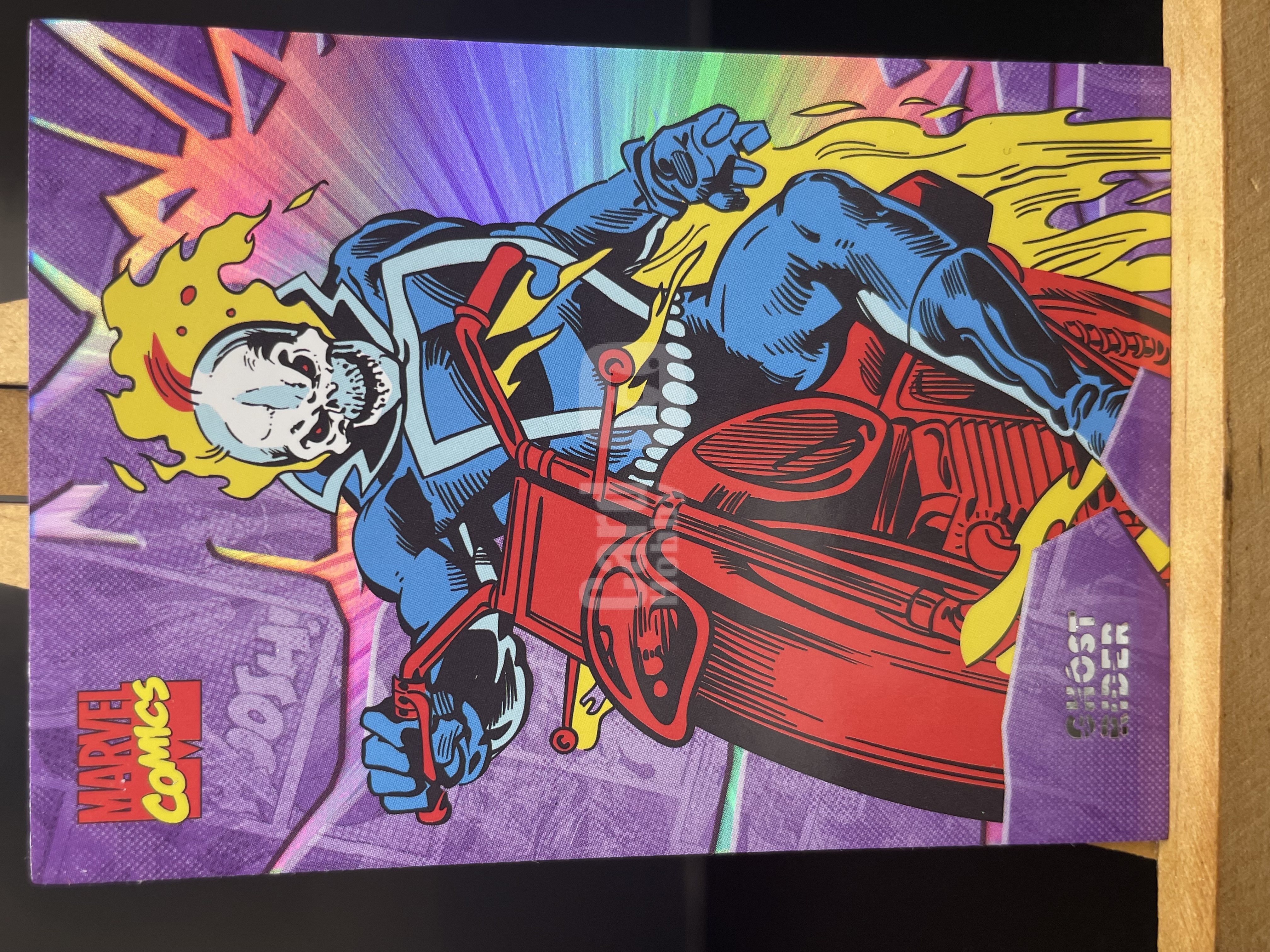 (T2)2023 漫威 FINDNG CARD MARVEL 折射 恶灵骑士 实卡好看 收藏凑套必备 卡品如图 !!!