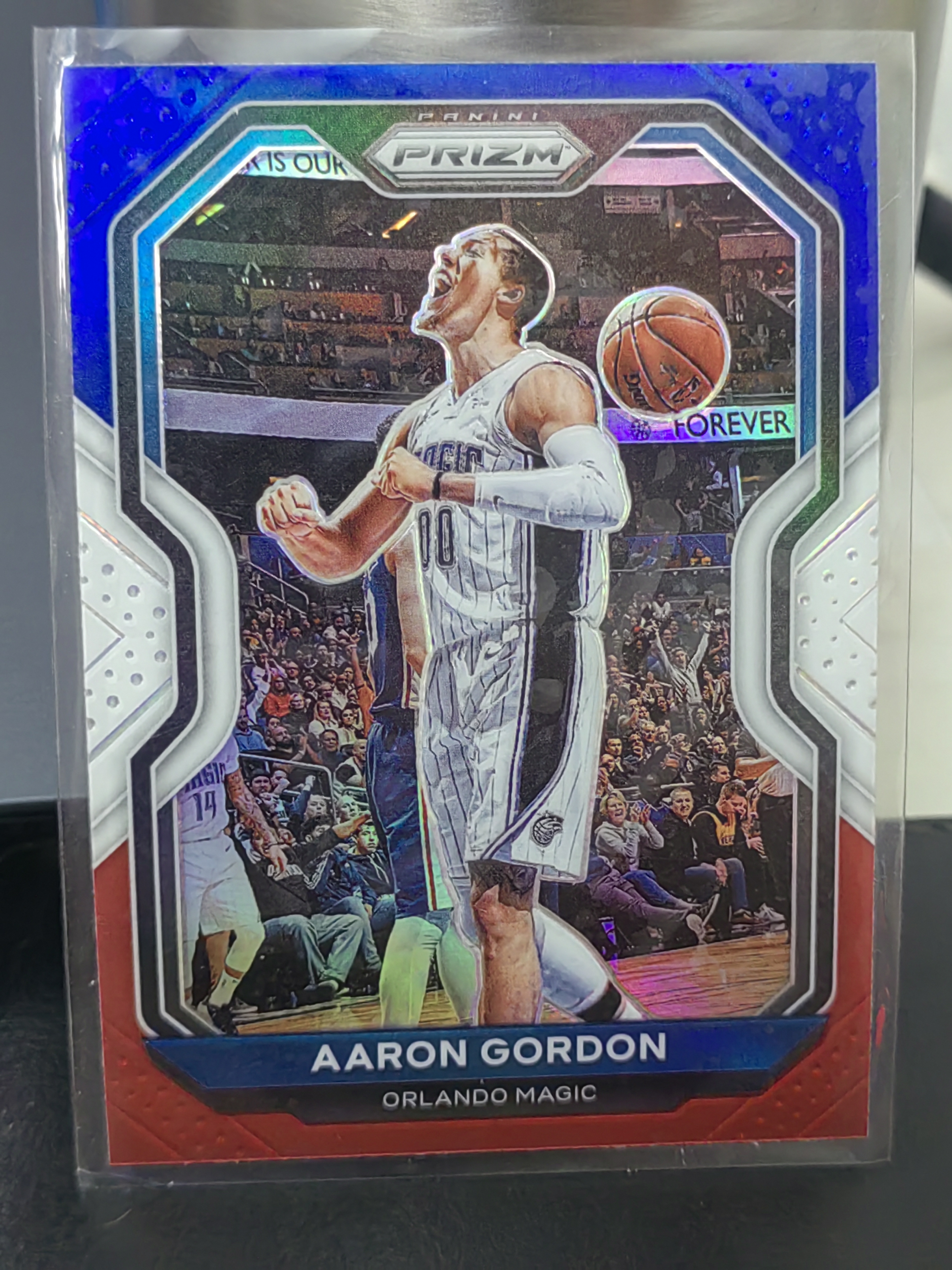 2020-21 Panini PRIZM Aaron Gordon PZ 三色折 阿隆戈登 魔术 篮 白边白角 不保卡品 卡品如图