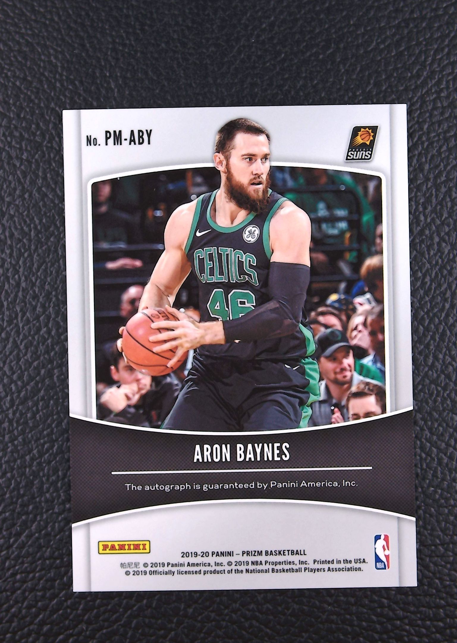 【鲨鱼代卖】 2019-20 Panini Prizm Aron Baynes 贴签 签字 书法签 阿隆 贝恩斯 马刺 活塞 凯尔特人 PZ 默认微瑕 FY7300