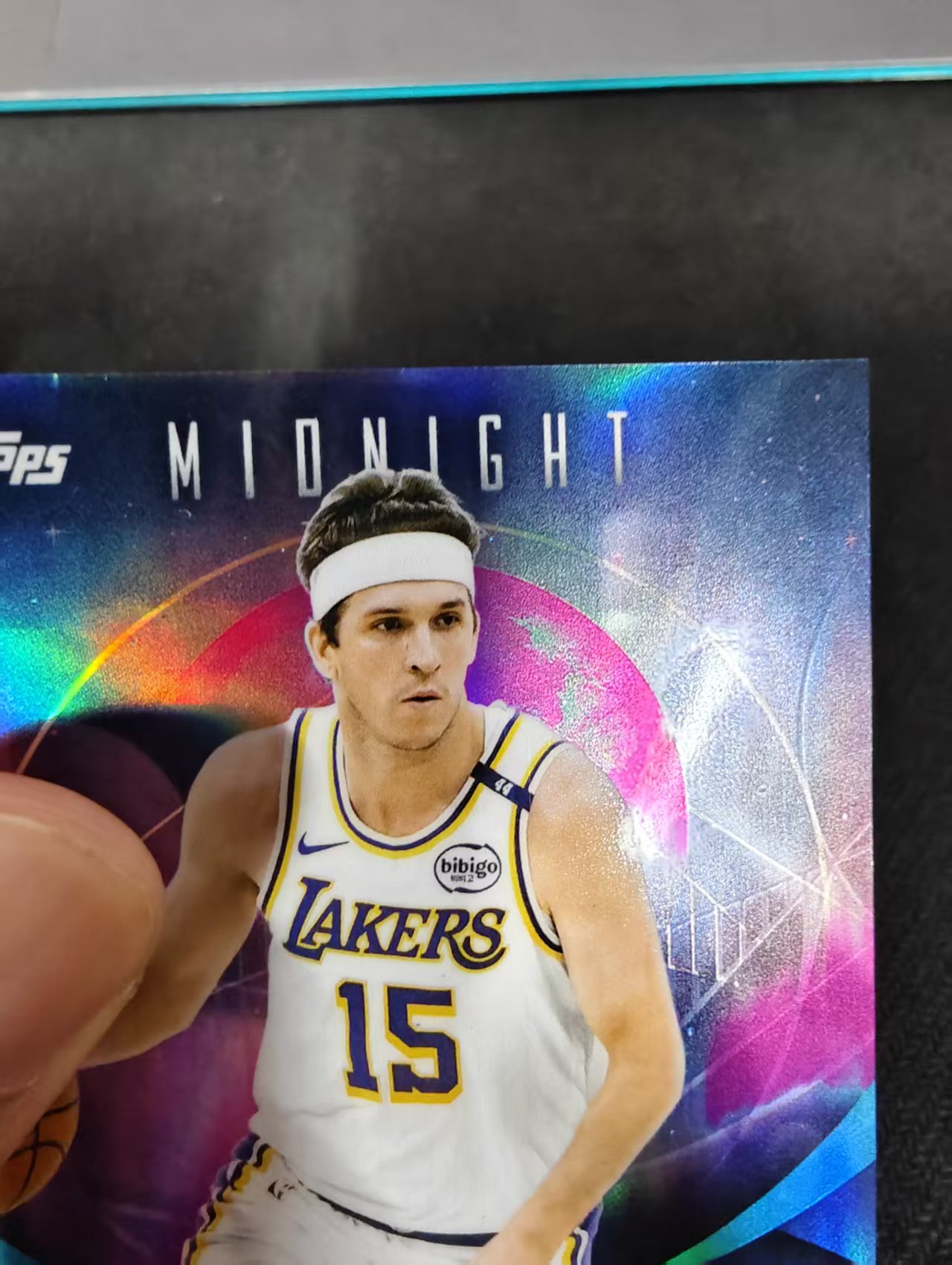 2025-26 Topps Mionight Austin Reaves 午夜 湖人 奥斯汀 里夫斯 折射 瑕疵如图