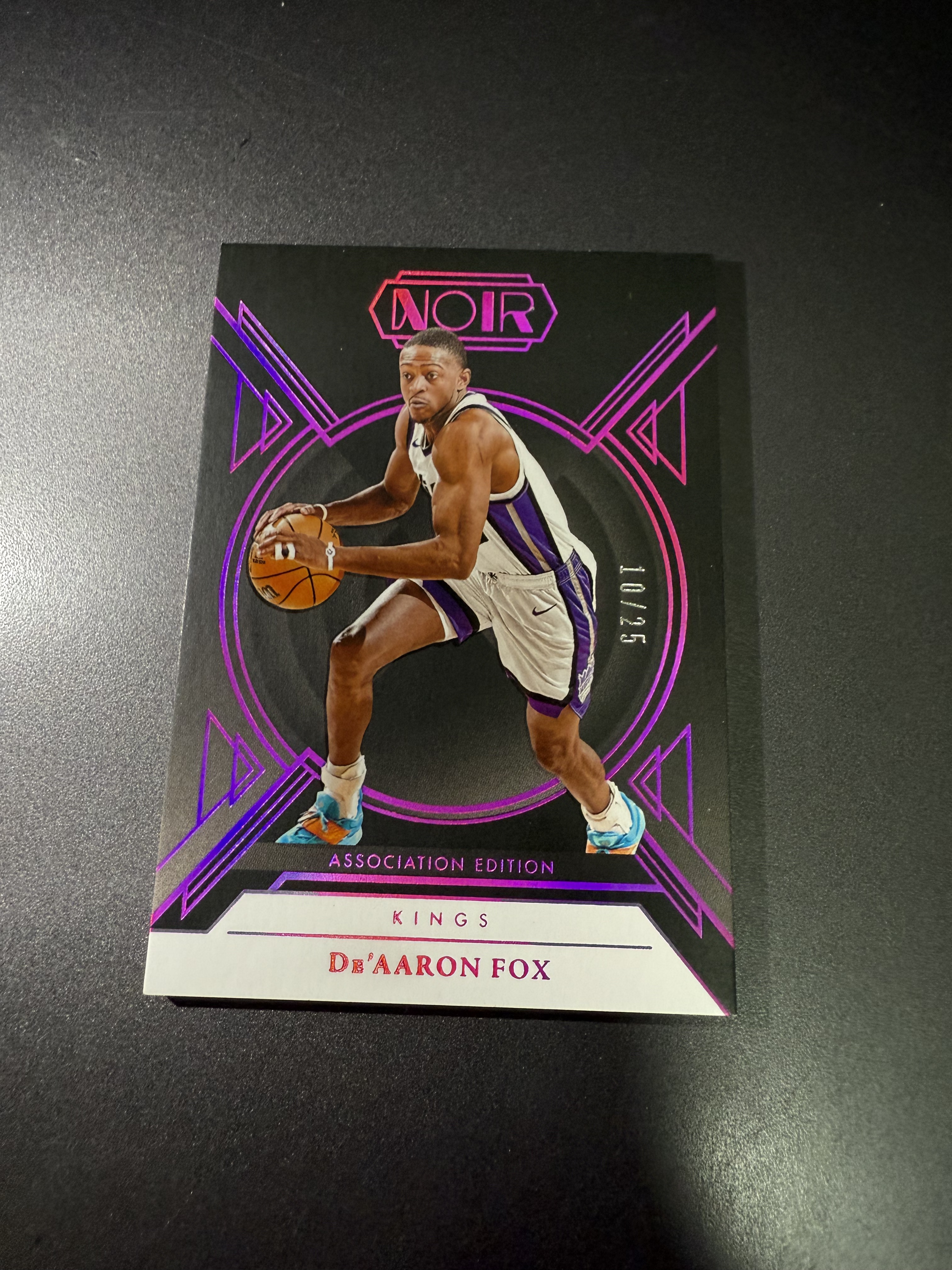 2024-25 Panini Noir De'Aaron Fox 达龙 福克斯 紫 十周年 25编 低编 高端系列 什