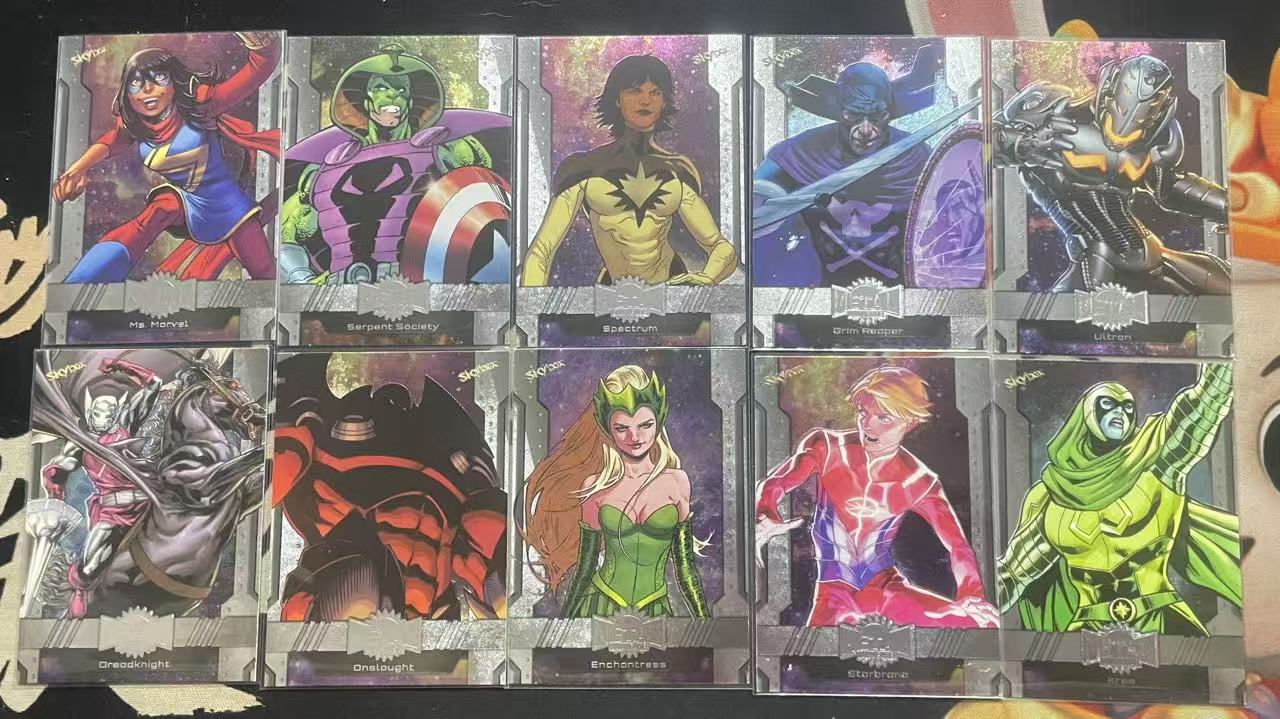 2023-24 SkyBox marvel 钢铁侠 漫威 超级英雄 10张打包 不保卡品 复仇者联盟 值得收藏(猴子卡社)
