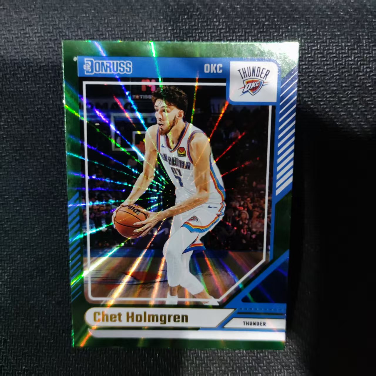 2024-25 Panini Donruss Chet Holmgren 切特 霍姆格伦 绿佛光折 折射 雷霆队 收藏必备 可累计 接代卖