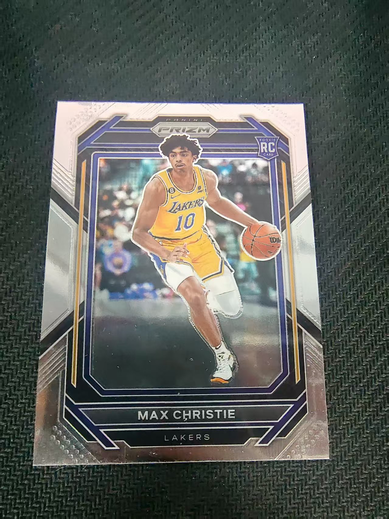 【可合并,不累计】2022-23 Panini Prizm Max Christie RC 湖人 新秀 RC 小科比 克里斯蒂 PZ 划痕 边角微瑕 介意勿拍 #270