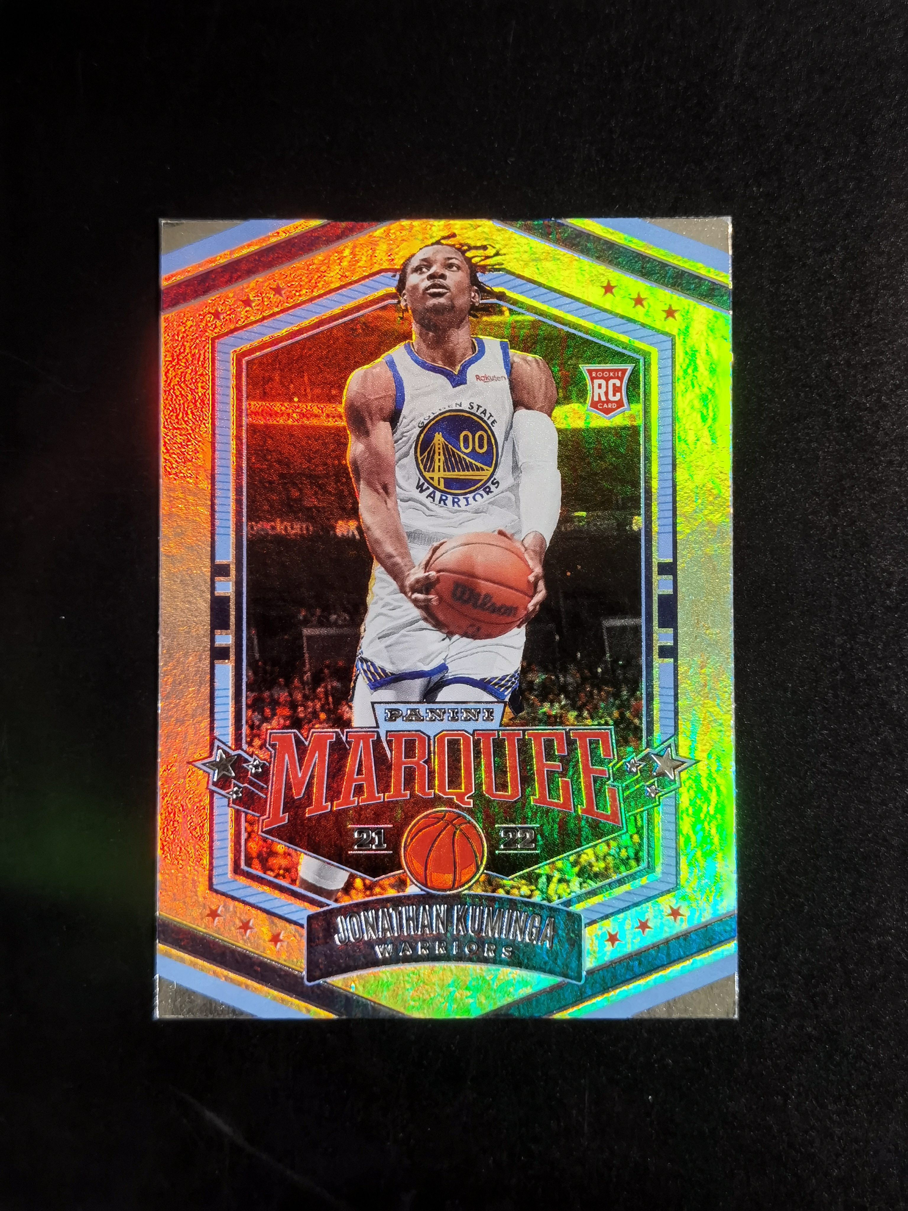 2021-22 Panini Prizm Jonathan Kuminga RC 编年史 RC新秀 库明加 MARQUEE马奎 银折 卡品如图 专收必备