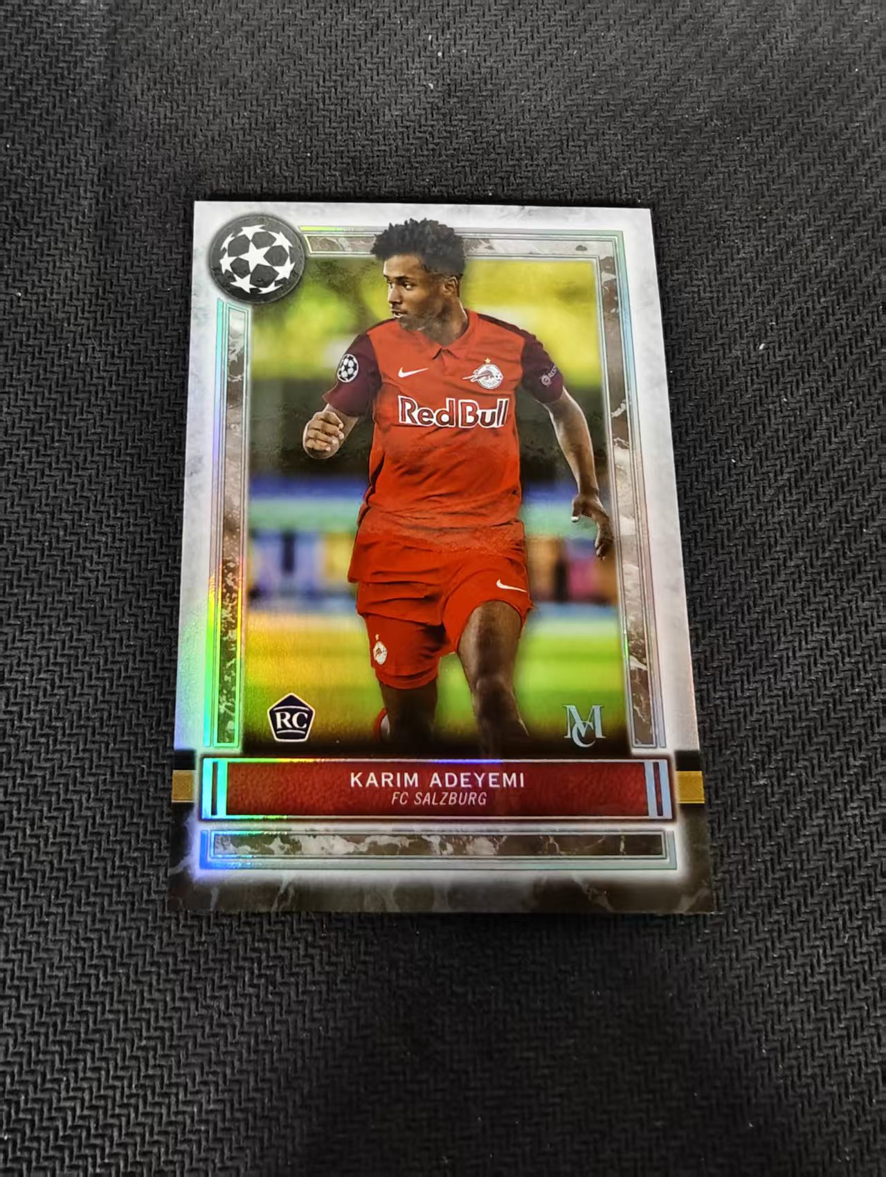 【可合并,不累计】2021 Topps Museum Karim Adeyemi 欧冠 博物馆 阿德耶米 RC 新秀 折射 边角瑕疵