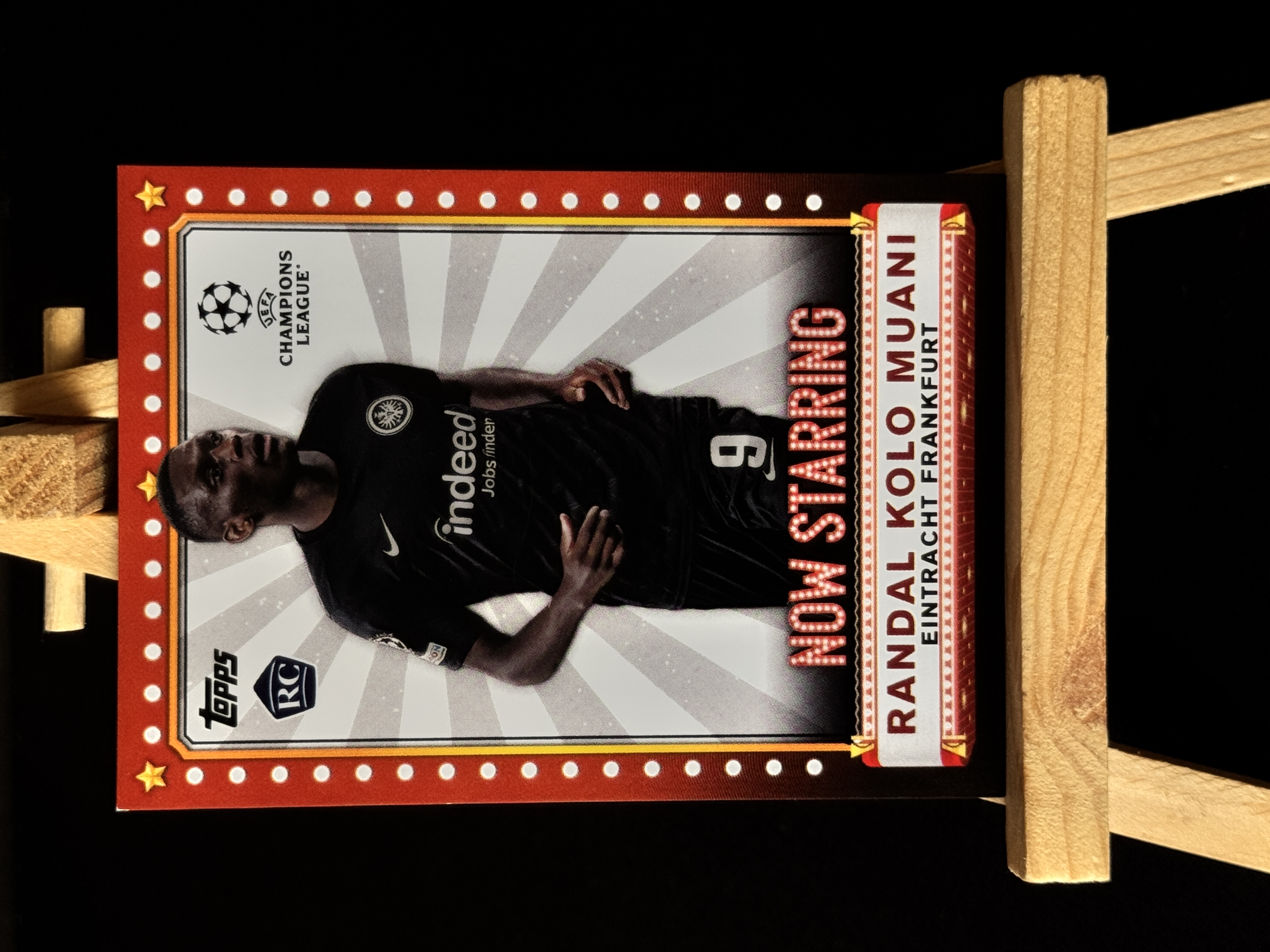 2023 Topps UEFA Champions League Randal Kolo Muani 欧战 欧冠ucc 朗达尔 科洛 穆阿尼 法兰克福 主演特卡 卡品如图 收藏必备 【星爷代拍】