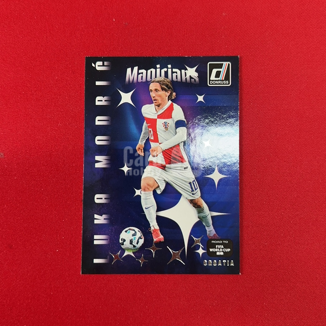 【四喜代拍】2025-26 Panini Donruss 世界杯 杜蕾斯 Luka Modric 莫德里奇 魔笛 克罗地亚2 魔术师特卡 卡品如图(polo)